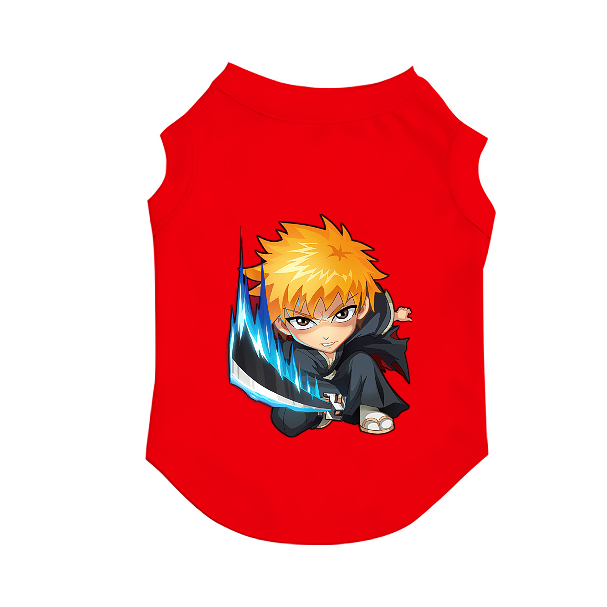 （画像用） ブリーチ 黒崎一護（くろさき いちご）BLEACH Kurosaki Ichigo ペット用ベスト