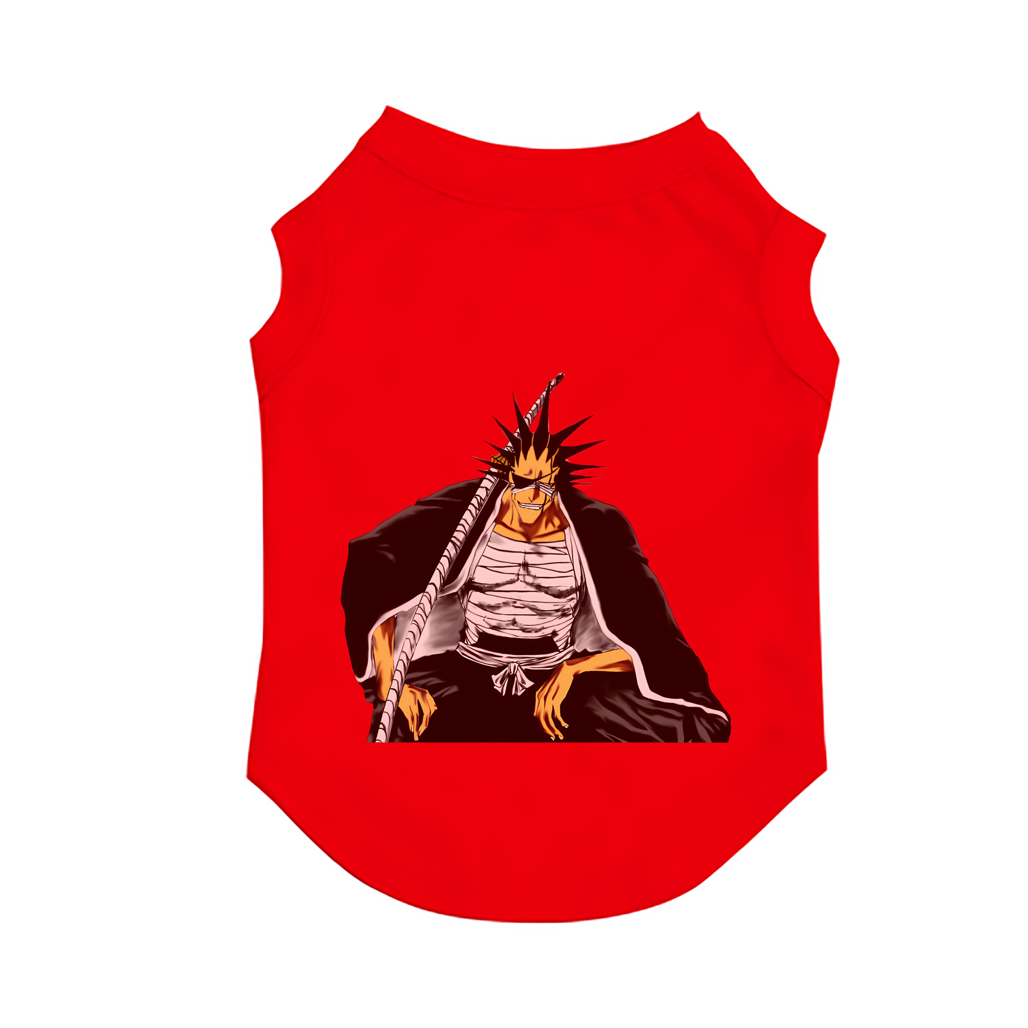 （画像用） ブリーチ ざらき けんぱち BLEACH Zaraki Kenpachi ペット用ベスト