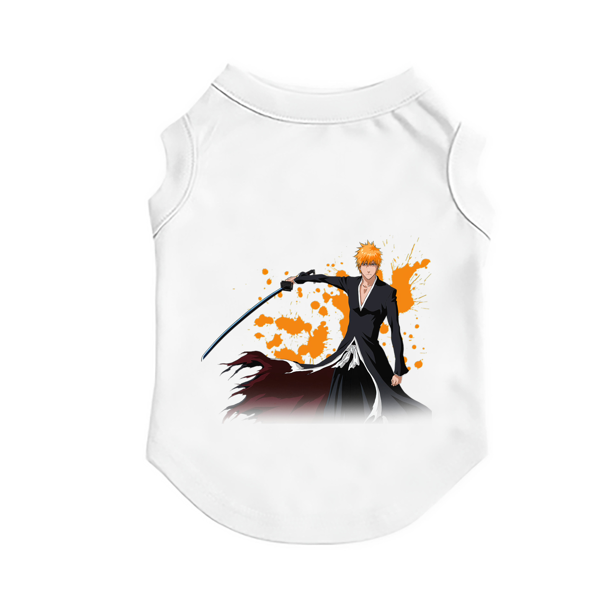 （画像用） ブリーチ 黒崎一護（くろさき いちご）BLEACH Kurosaki Ichigo ペット用ベスト