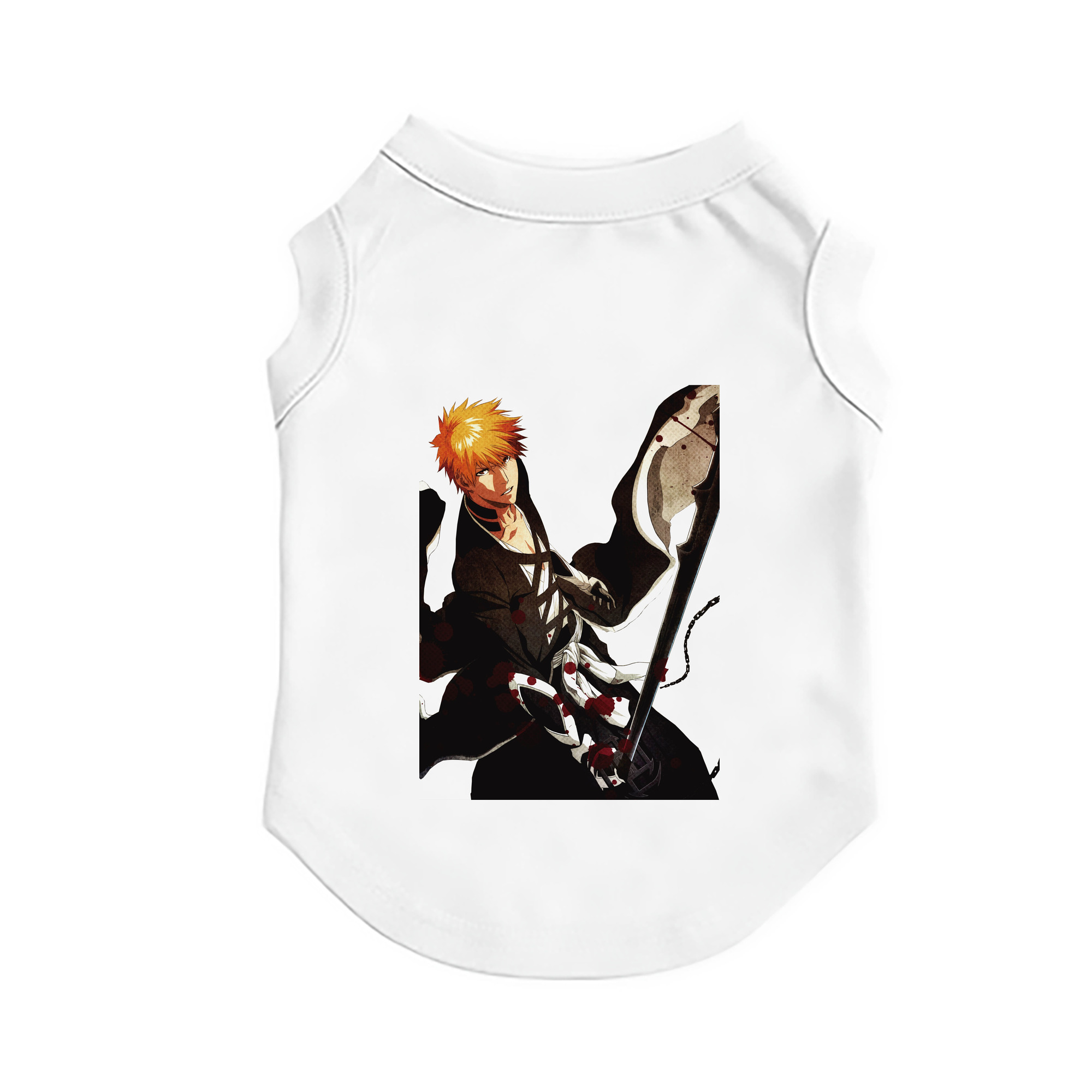 （画像用） ブリーチ 黒崎一護（くろさき いちご）BLEACH Kurosaki Ichigo ペット用ベスト