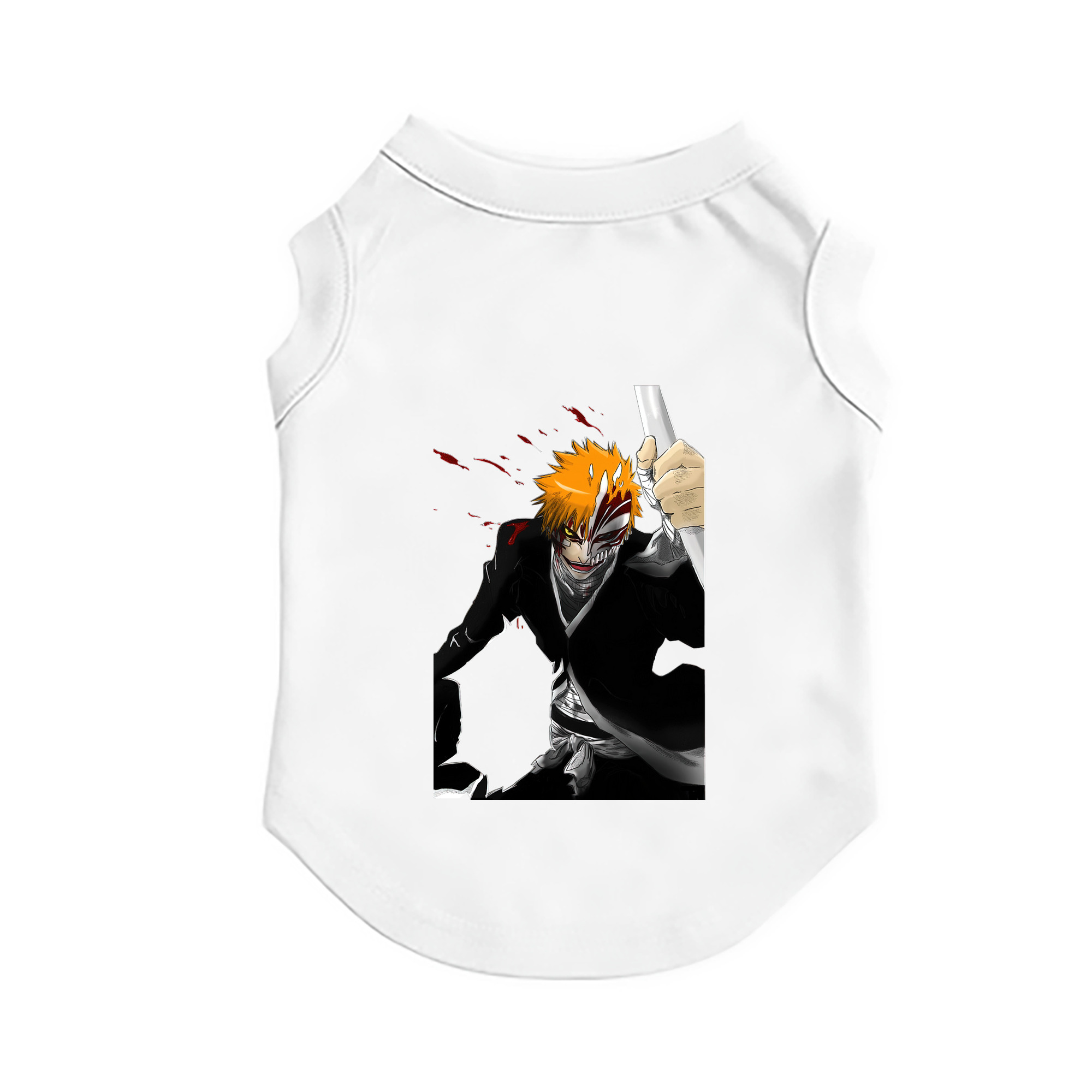 （画像用） ブリーチ 黒崎一護（くろさき いちご）BLEACH Kurosaki Ichigo ペット用ベスト