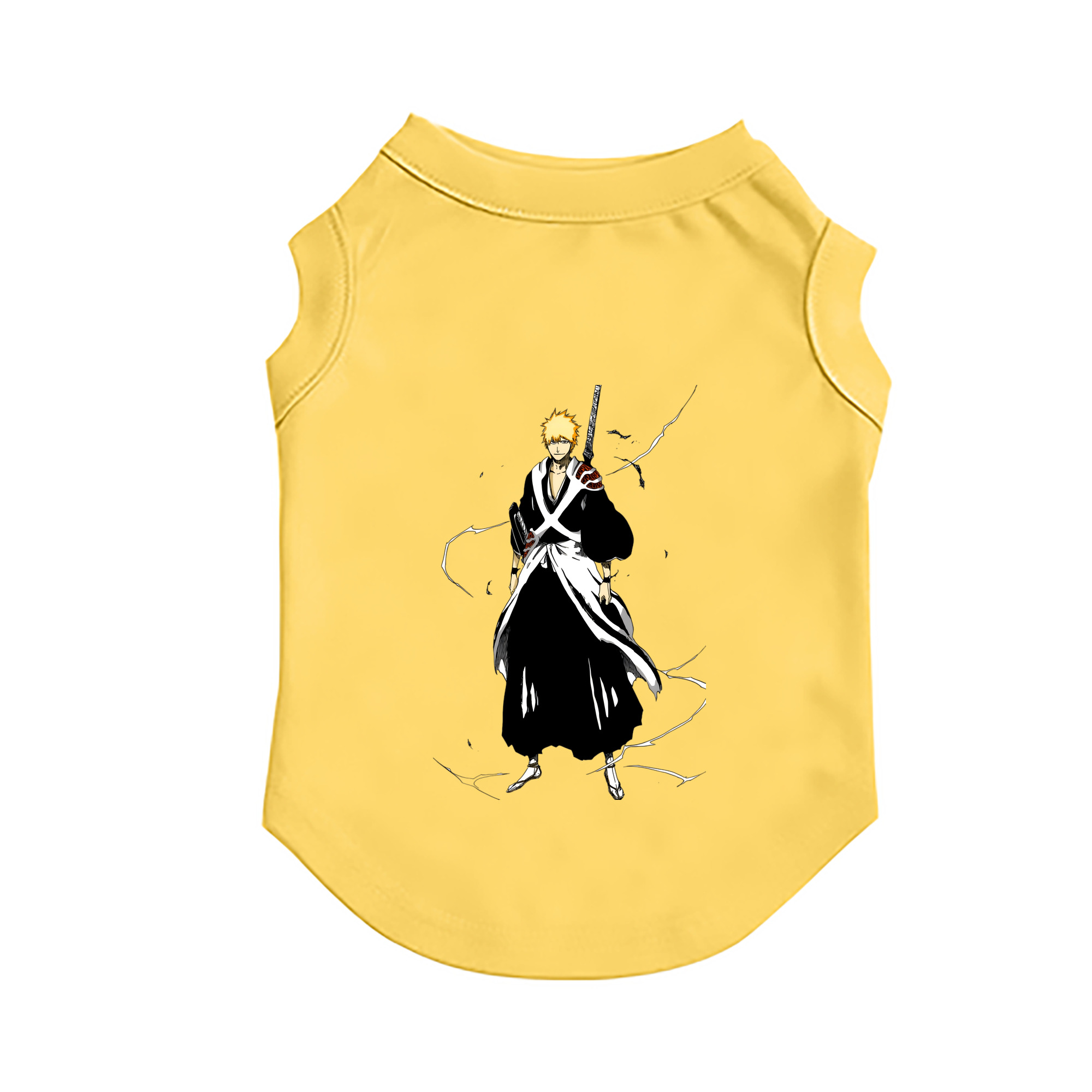 （画像用） ブリーチ 黒崎一護（くろさき いちご）BLEACH Kurosaki Ichigo ペット用ベスト