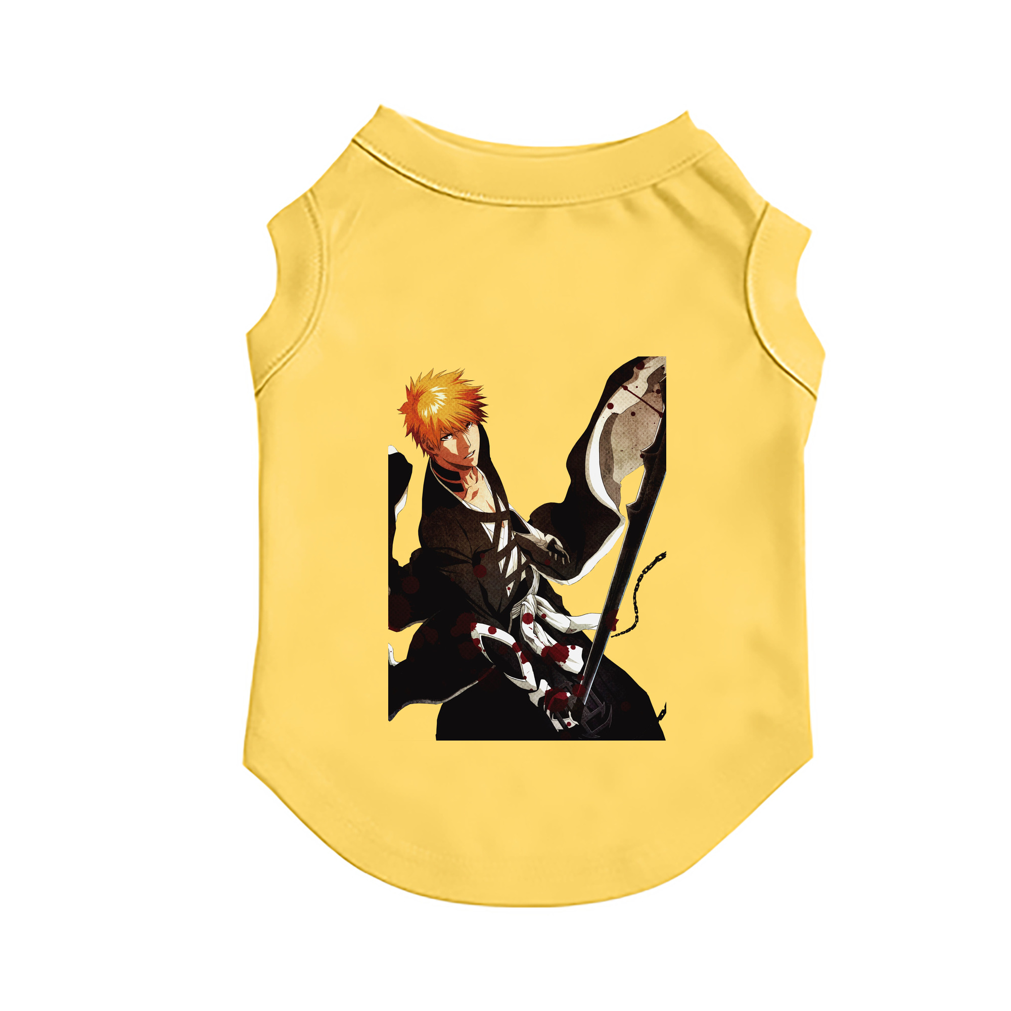 （画像用） ブリーチ 黒崎一護（くろさき いちご）BLEACH Kurosaki Ichigo ペット用ベスト