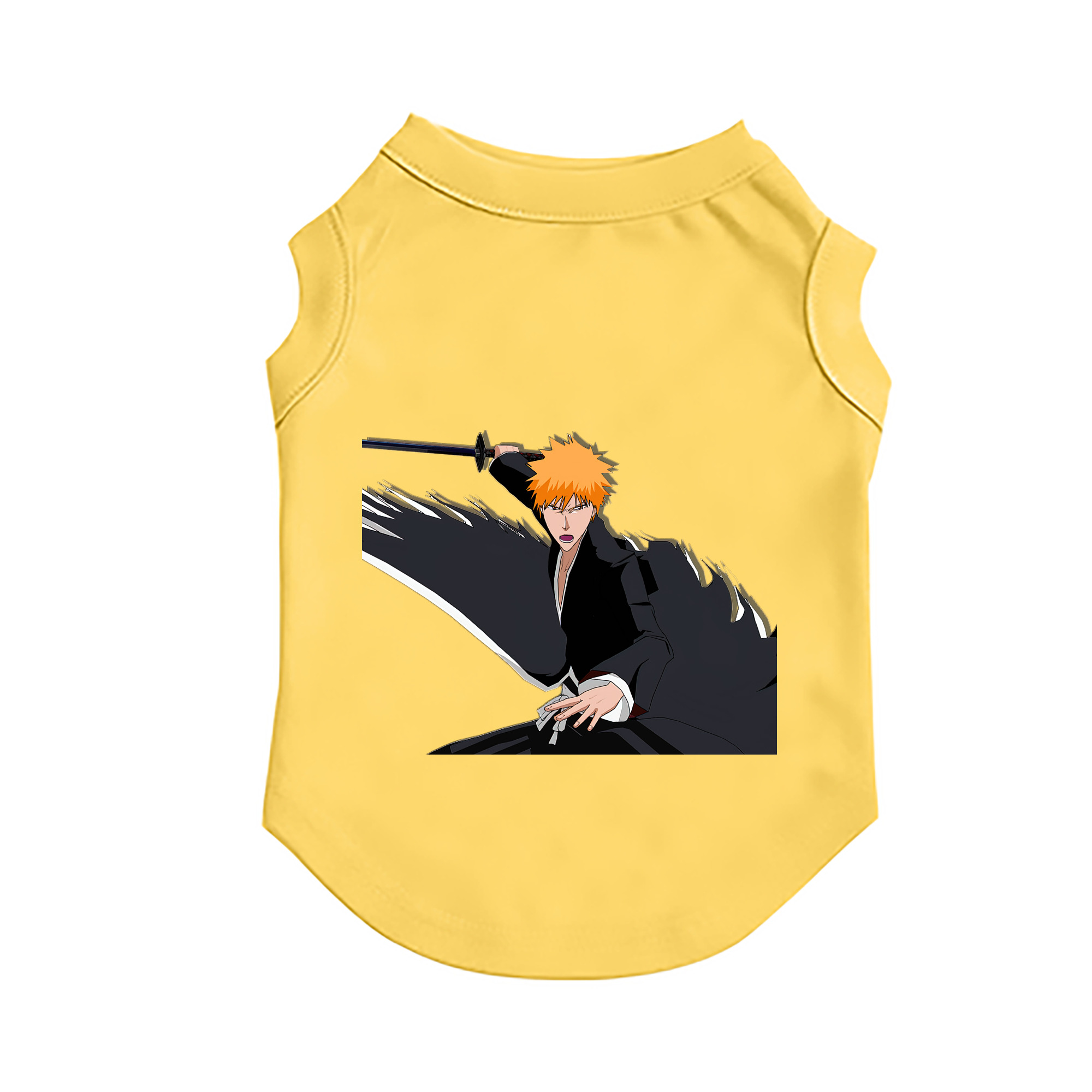 （画像用） ブリーチ 黒崎一護（くろさき いちご）BLEACH Kurosaki Ichigo ペット用ベスト