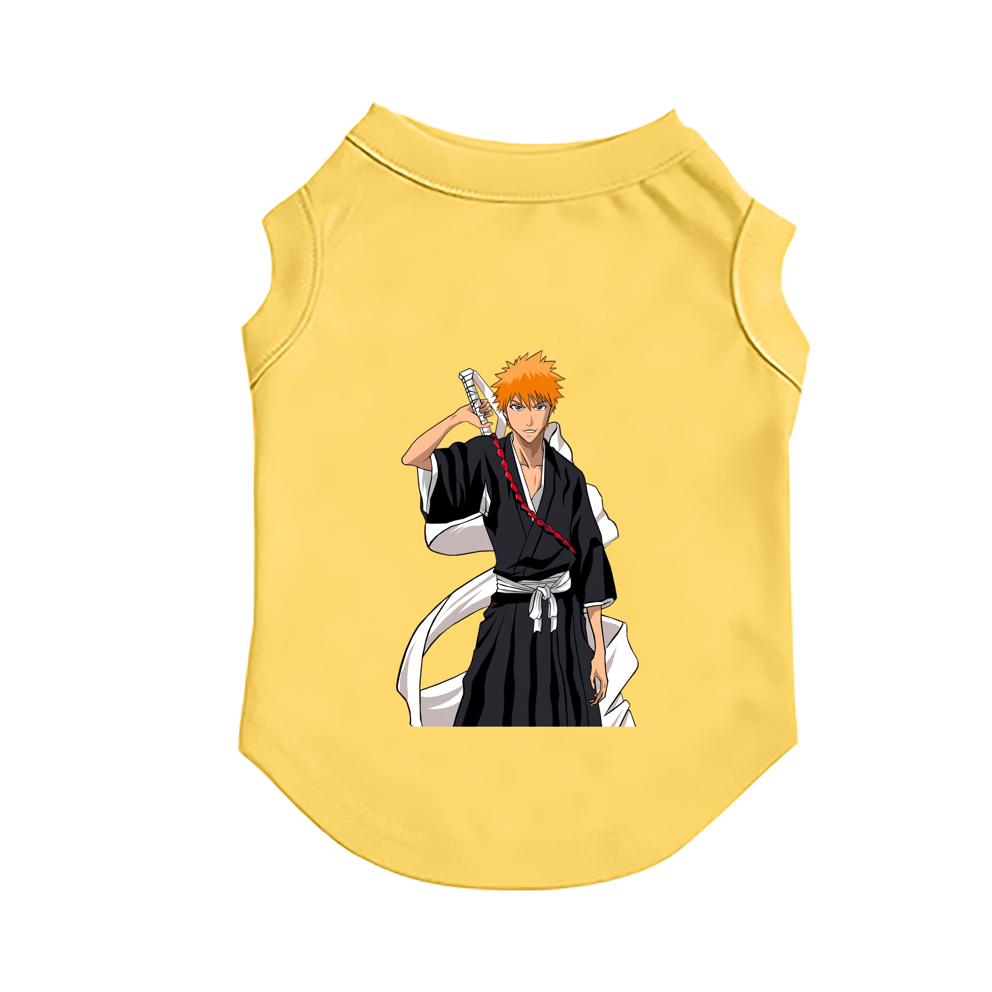 （画像用） ブリーチ 黒崎一護（くろさき いちご）BLEACH Kurosaki Ichigo ペット用ベスト