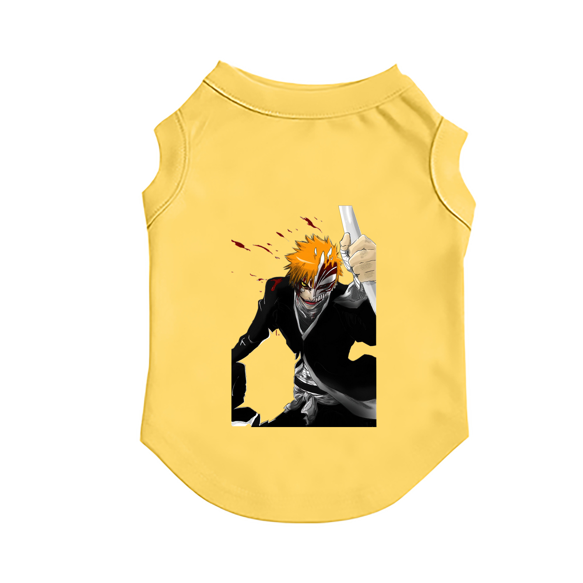 （画像用） ブリーチ 黒崎一護（くろさき いちご）BLEACH Kurosaki Ichigo ペット用ベスト