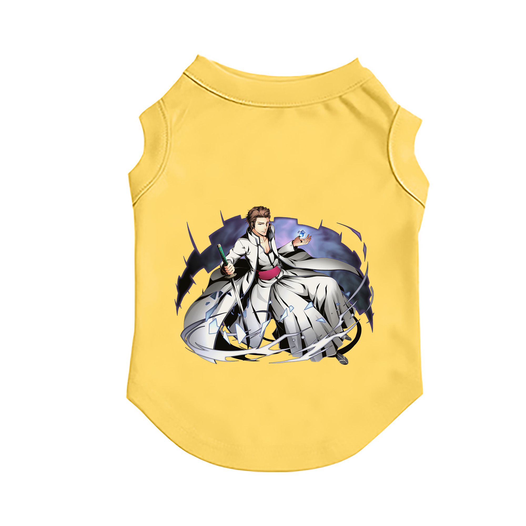 （画像用） ブリーチ 藍染 惣右介（あいぜん そうすけ） BLEACH Aizen Sousuke ペット用ベスト