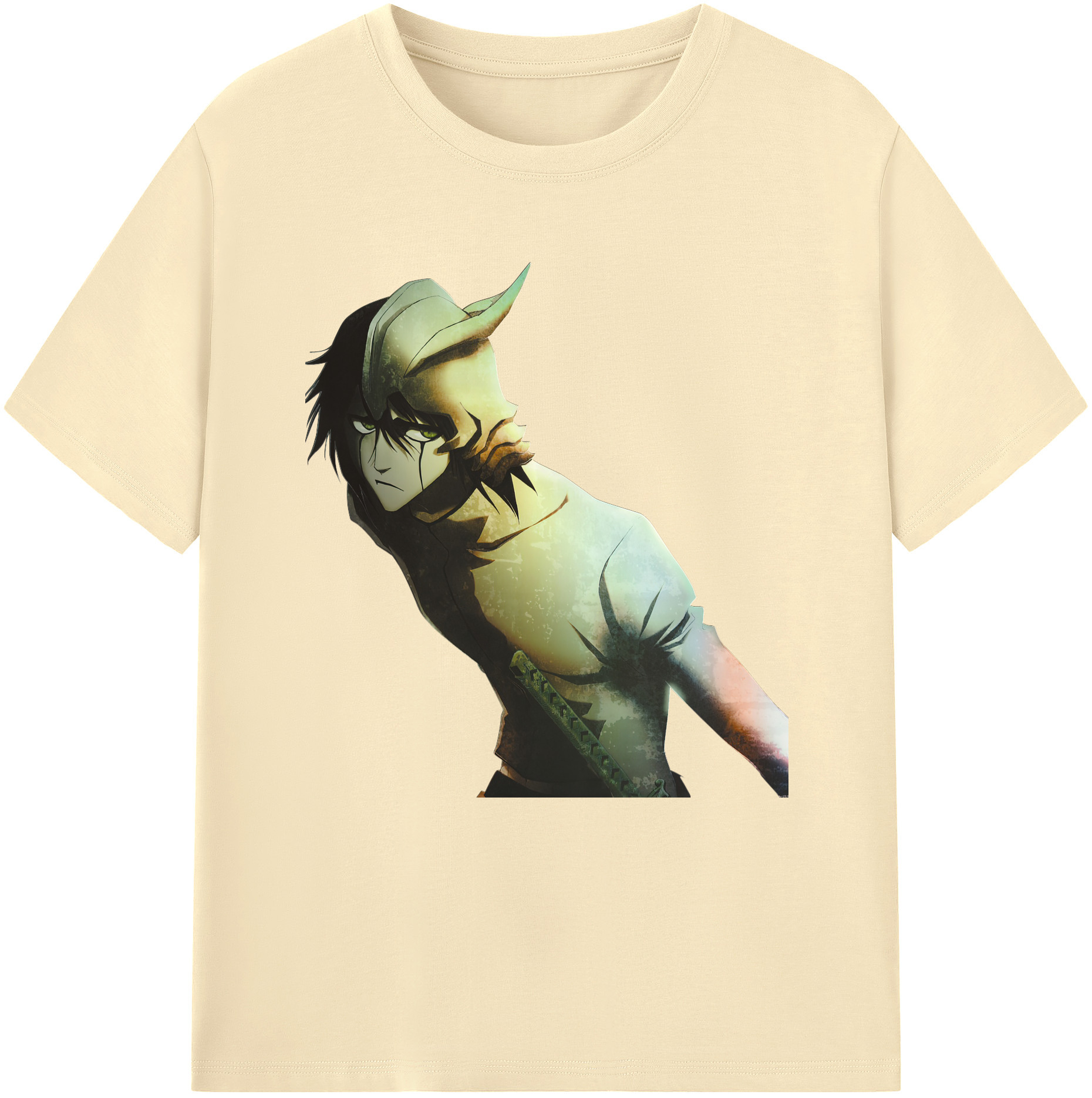 （画像用） ブリーチ ウルキオラ·シファー BLEACH Ulquiorra cifer 綿100％半袖Tシャツ（フロントプリント）