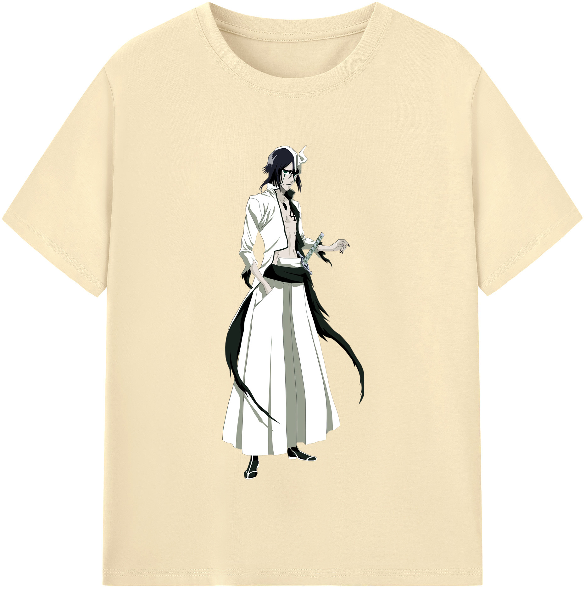 （画像用） ブリーチ ウルキオラ·シファー BLEACH Ulquiorra cifer 綿100％半袖Tシャツ（フロントプリント）