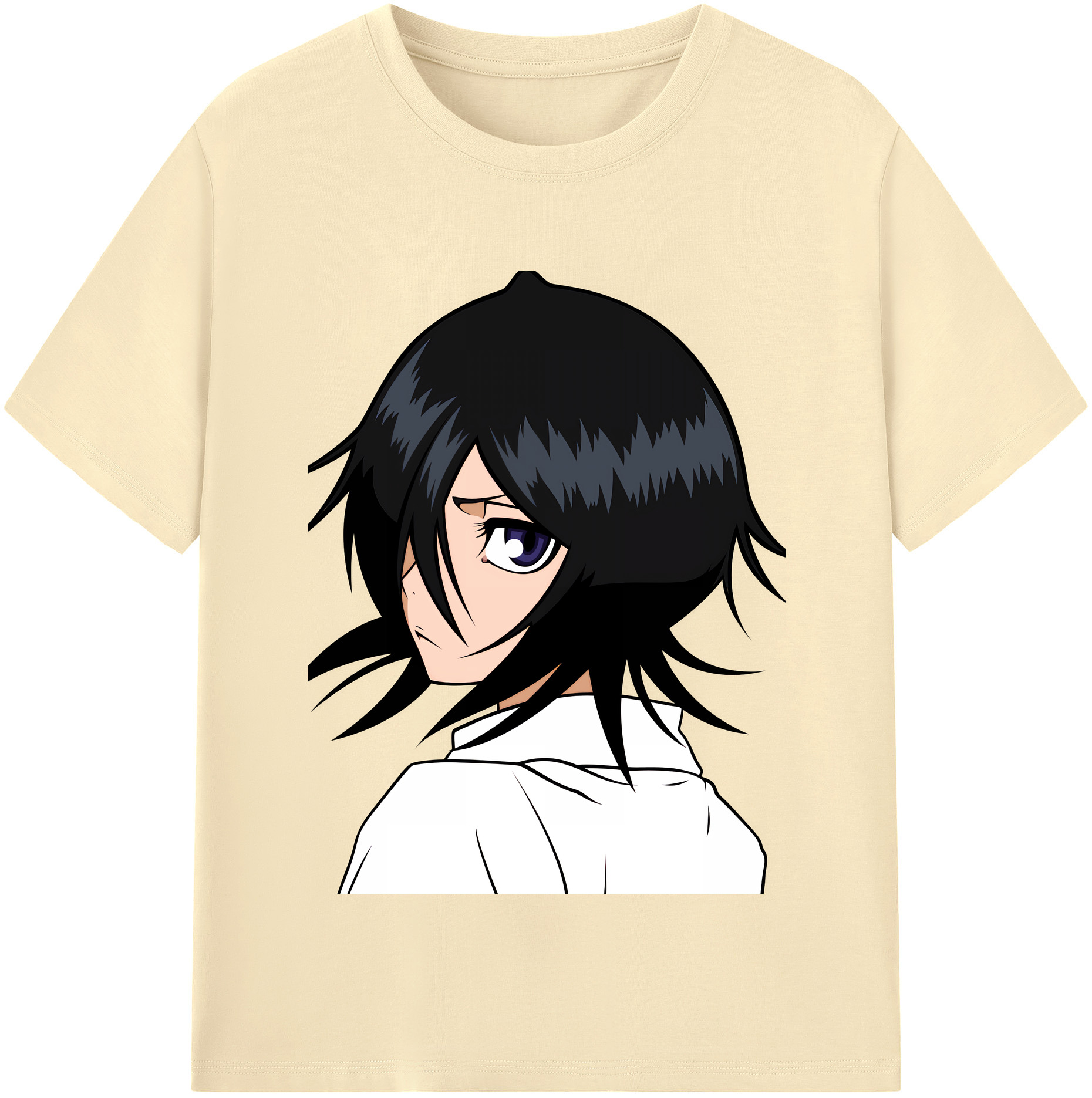 （画像用） ブリーチ 朽木ルキア BLEACH Kuchiki Rukia 綿100％半袖Tシャツ（フロントプリント）