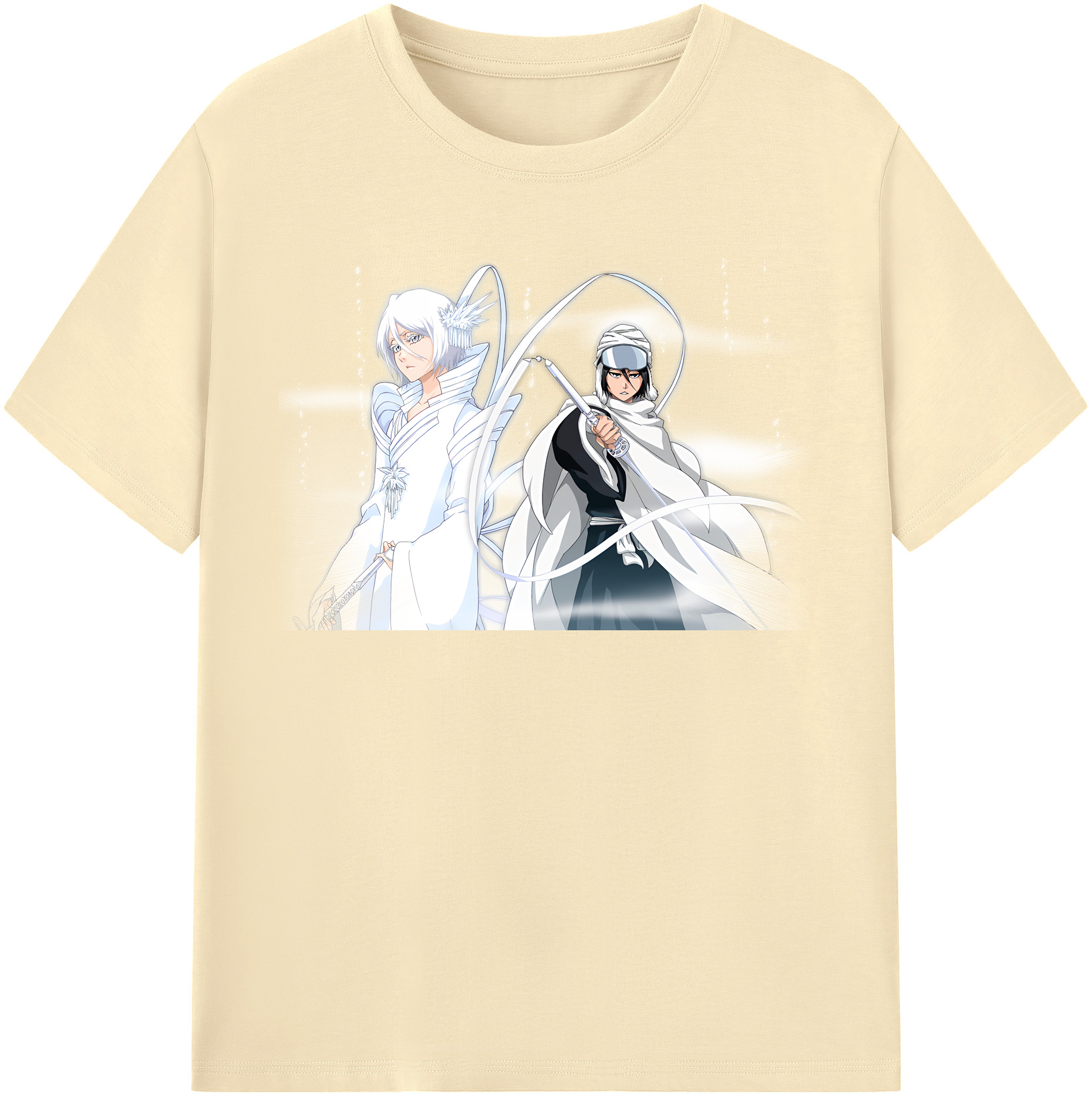 （画像用） ブリーチ 朽木ルキア BLEACH Kuchiki Rukia 綿100％半袖Tシャツ（フロントプリント）