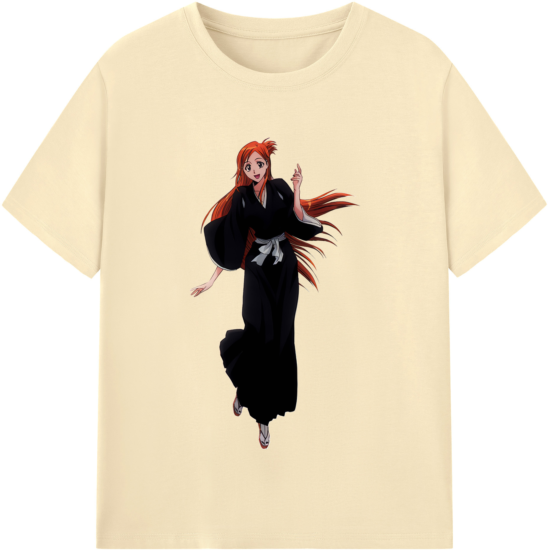 （画像用） ブリーチ 井上織姫（いのうえおりひめ） BLEACH Inoue Orihime 綿100％半袖Tシャツ（フロントプリント）