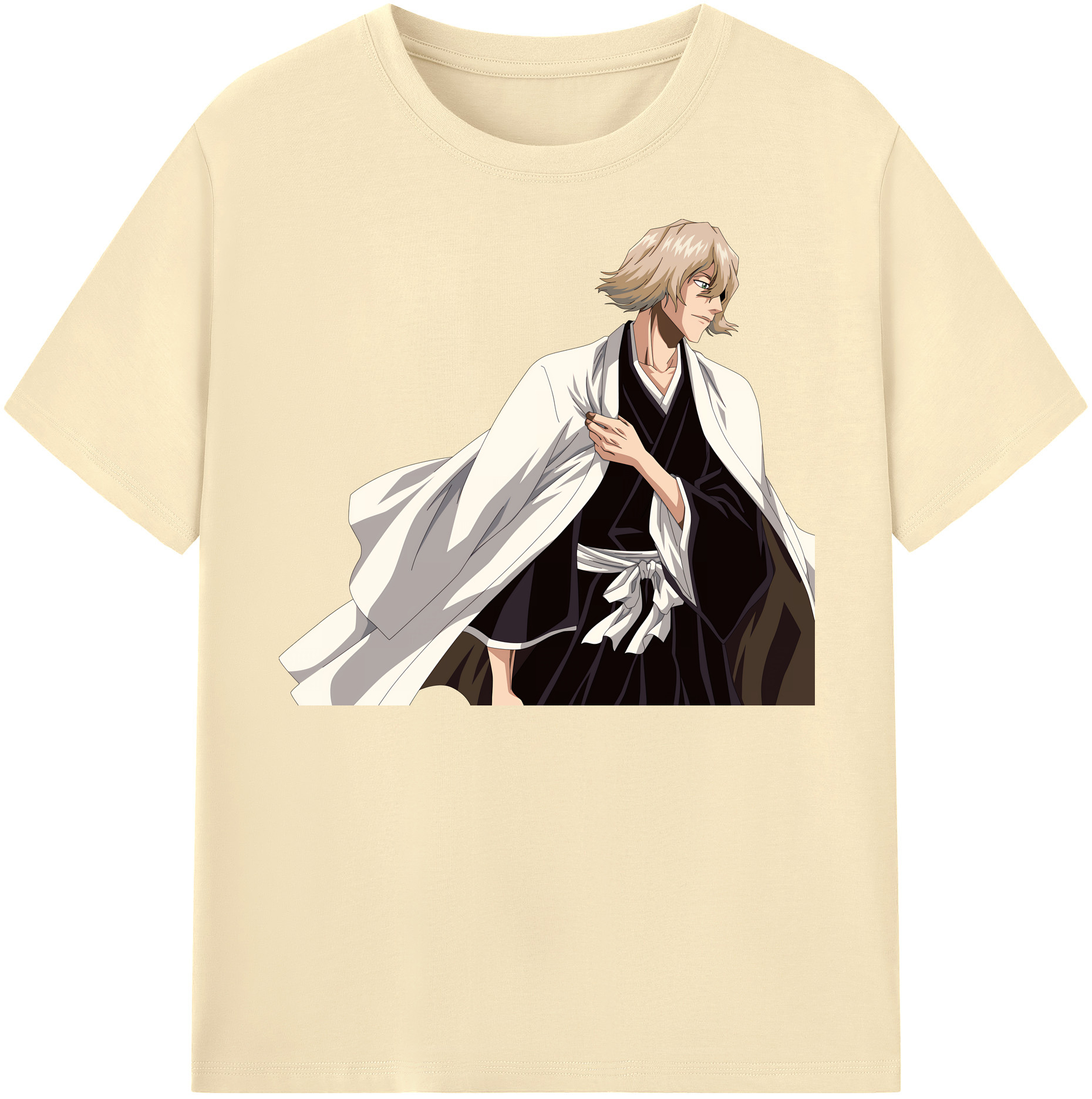（画像用） "ブリーチ 浦原 喜助（うらはら きすけ） BLEACH Urahara Kisuke " 綿100％半袖Tシャツ（フロントプリント）