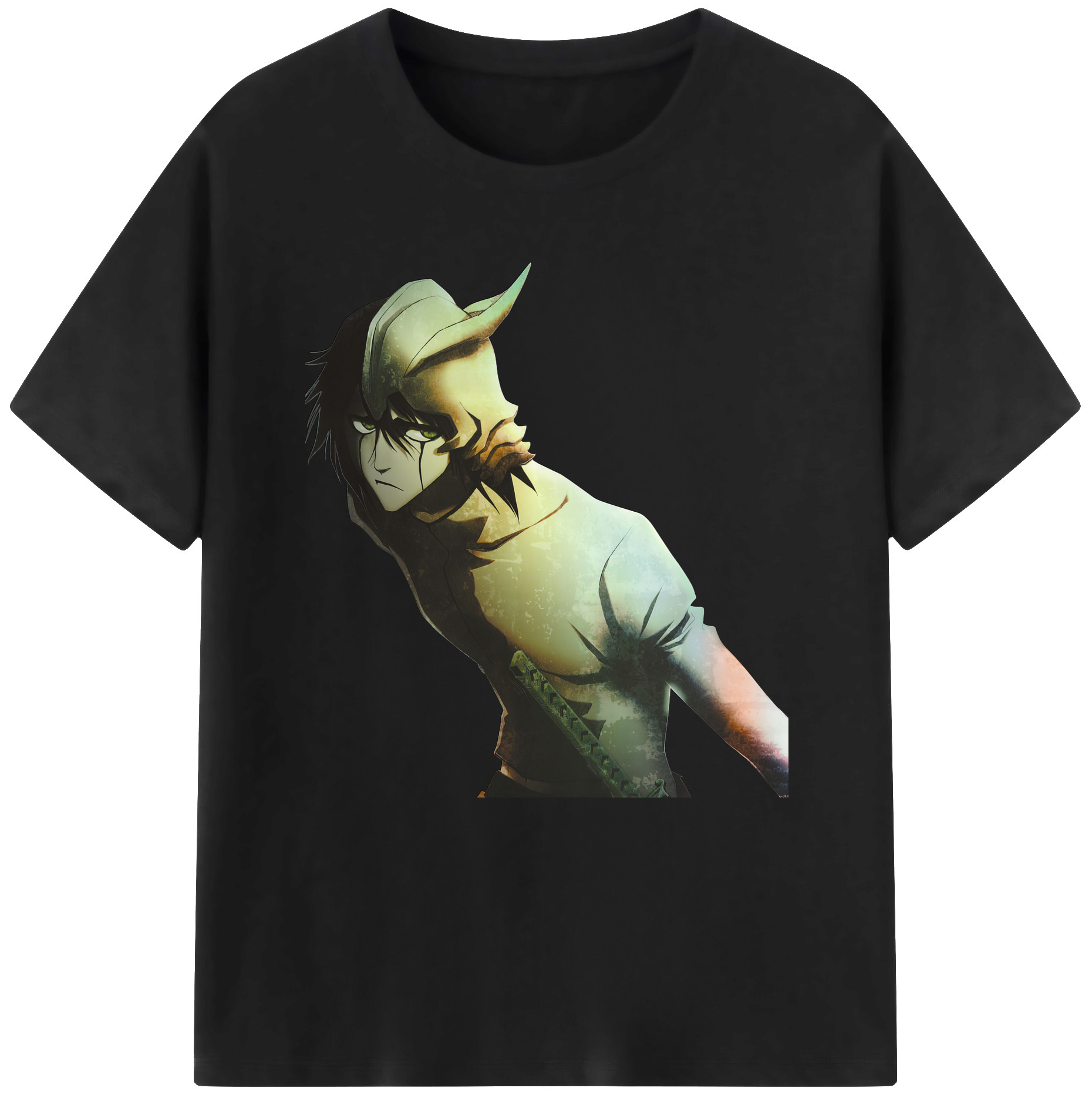 （画像用） ブリーチ ウルキオラ·シファー BLEACH Ulquiorra cifer 綿100％半袖Tシャツ（フロントプリント）