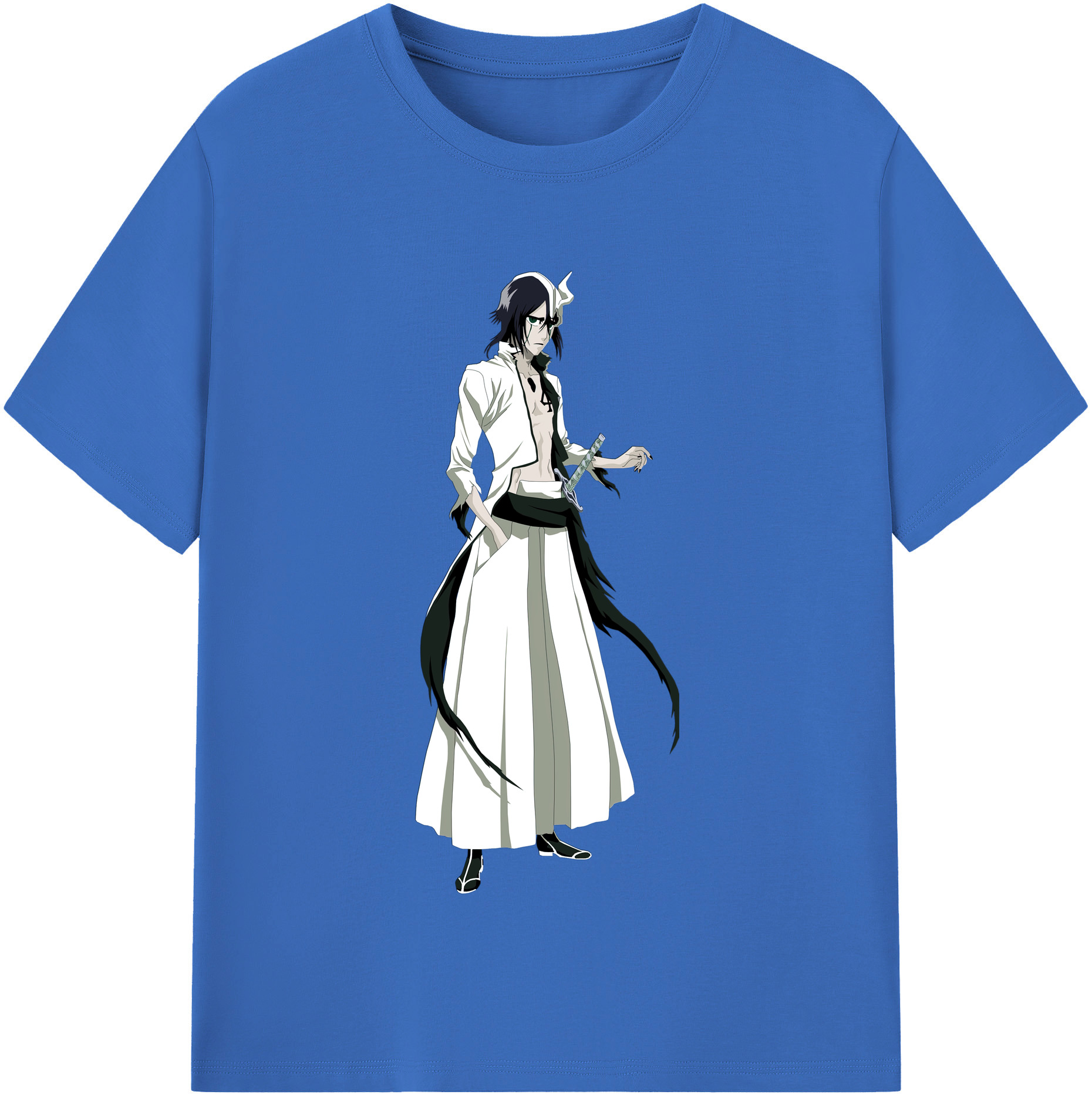 （画像用） ブリーチ ウルキオラ·シファー BLEACH Ulquiorra cifer 綿100％半袖Tシャツ（フロントプリント）