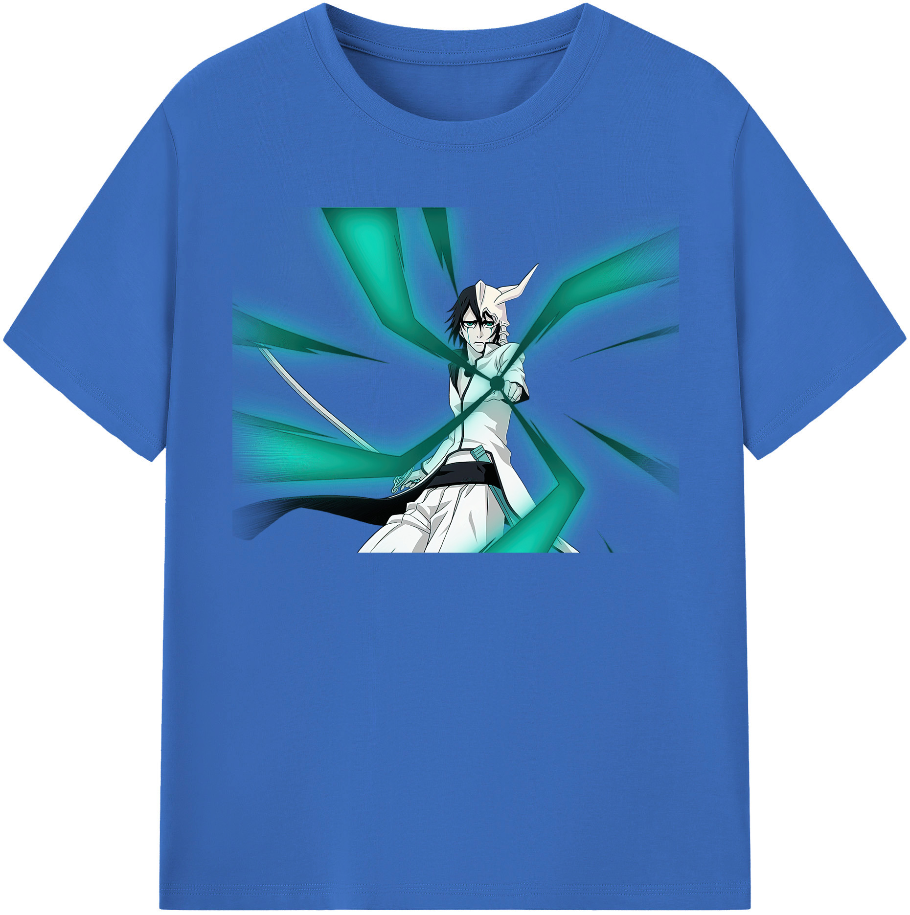 （画像用） ブリーチ ウルキオラ·シファー BLEACH Ulquiorra cifer 綿100％半袖Tシャツ（フロントプリント）