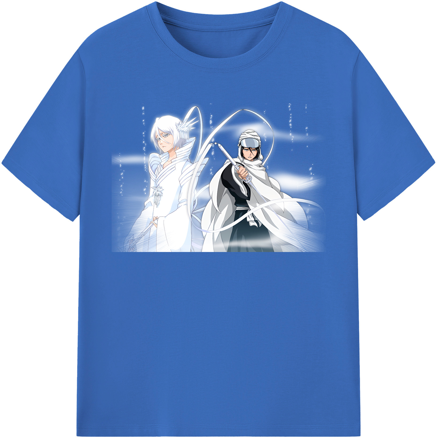 （画像用） ブリーチ 朽木ルキア BLEACH Kuchiki Rukia 綿100％半袖Tシャツ（フロントプリント）