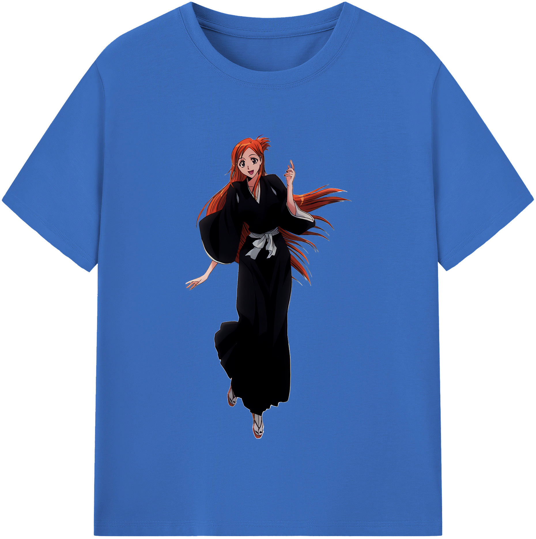 （画像用） ブリーチ 井上織姫（いのうえおりひめ） BLEACH Inoue Orihime 綿100％半袖Tシャツ（フロントプリント）