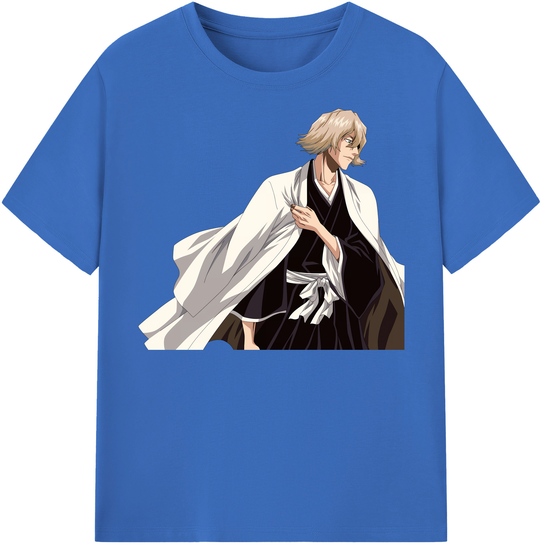 （画像用） "ブリーチ 浦原 喜助（うらはら きすけ） BLEACH Urahara Kisuke " 綿100％半袖Tシャツ（フロントプリント）