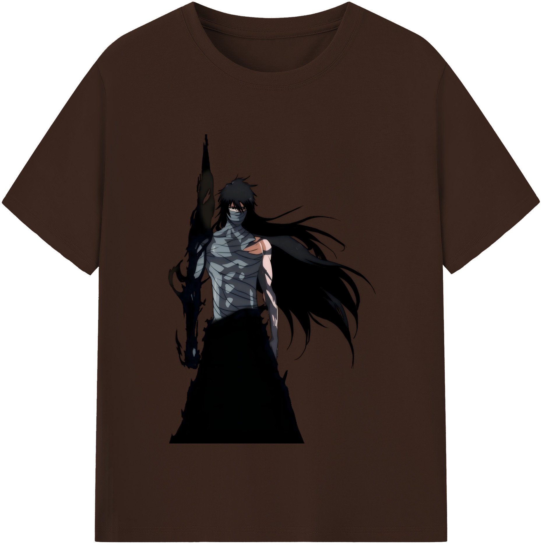 （画像用） ブリーチ 黒崎一護（くろさき いちご）BLEACH Kurosaki Ichigo 綿100％半袖Tシャツ（フロントプリント）