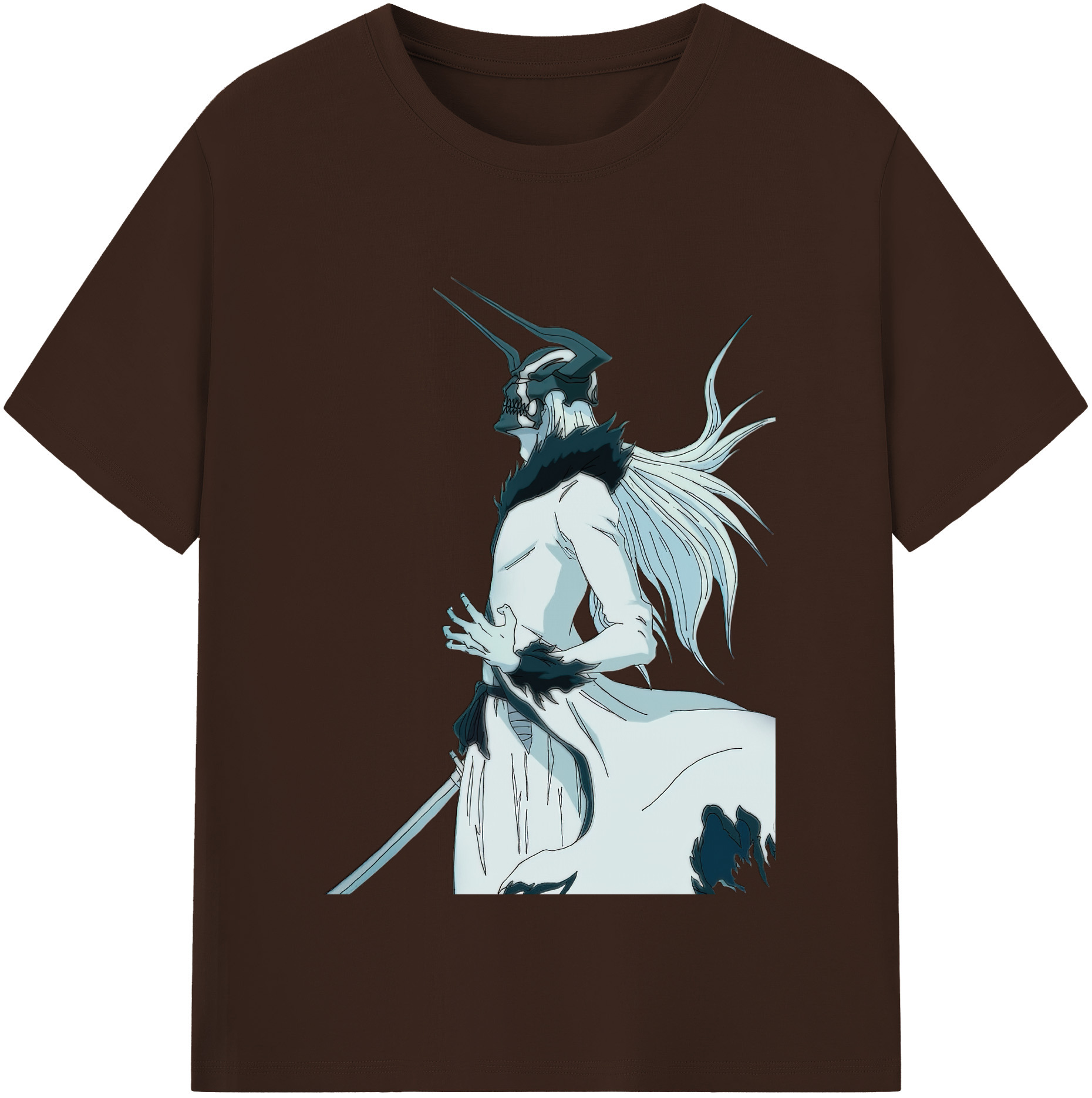 （画像用） ブリーチ 黒崎一護（くろさき いちご）BLEACH Kurosaki Ichigo 綿100％半袖Tシャツ（フロントプリント）