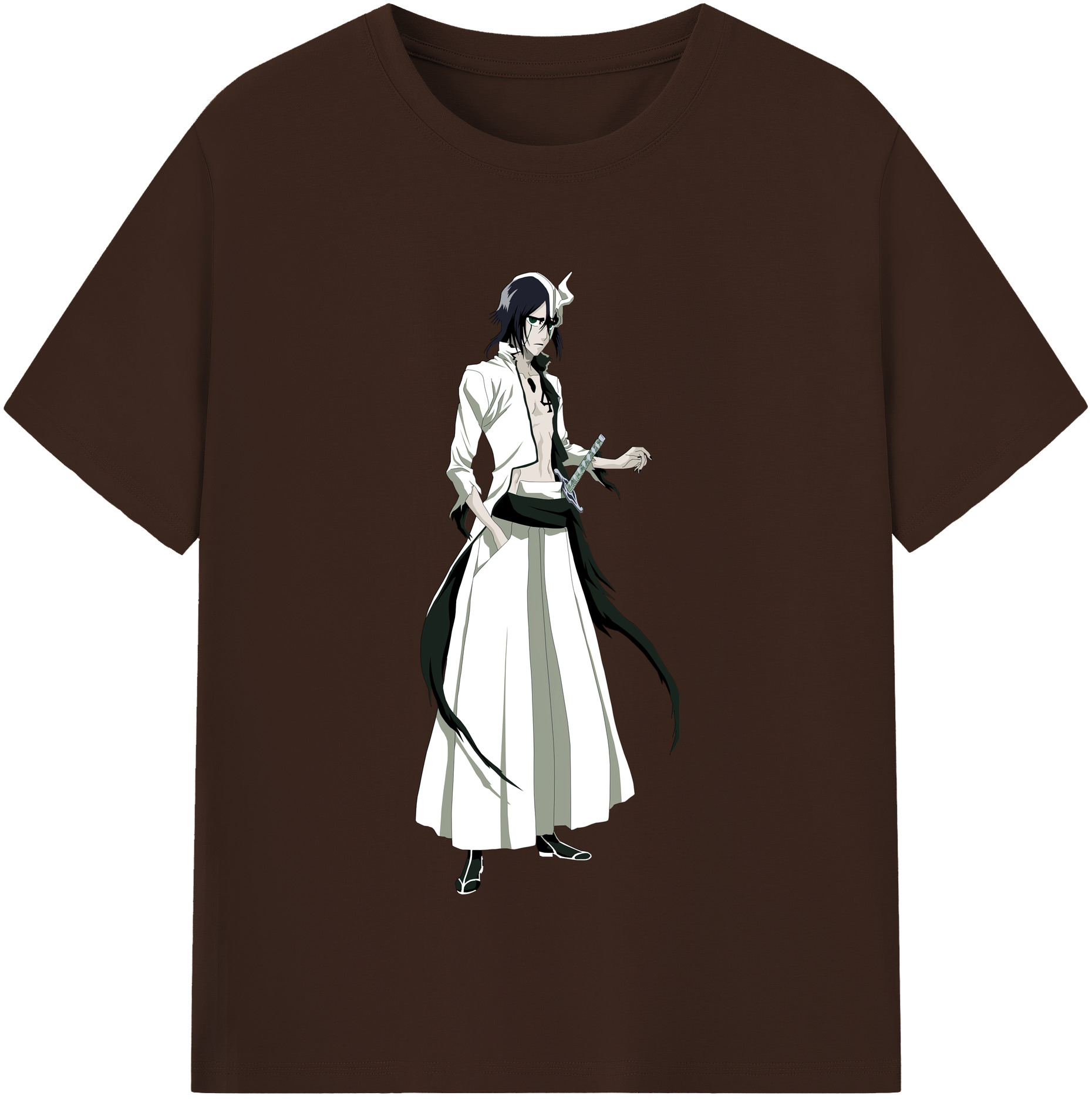 （画像用） ブリーチ ウルキオラ·シファー BLEACH Ulquiorra cifer 綿100％半袖Tシャツ（フロントプリント）