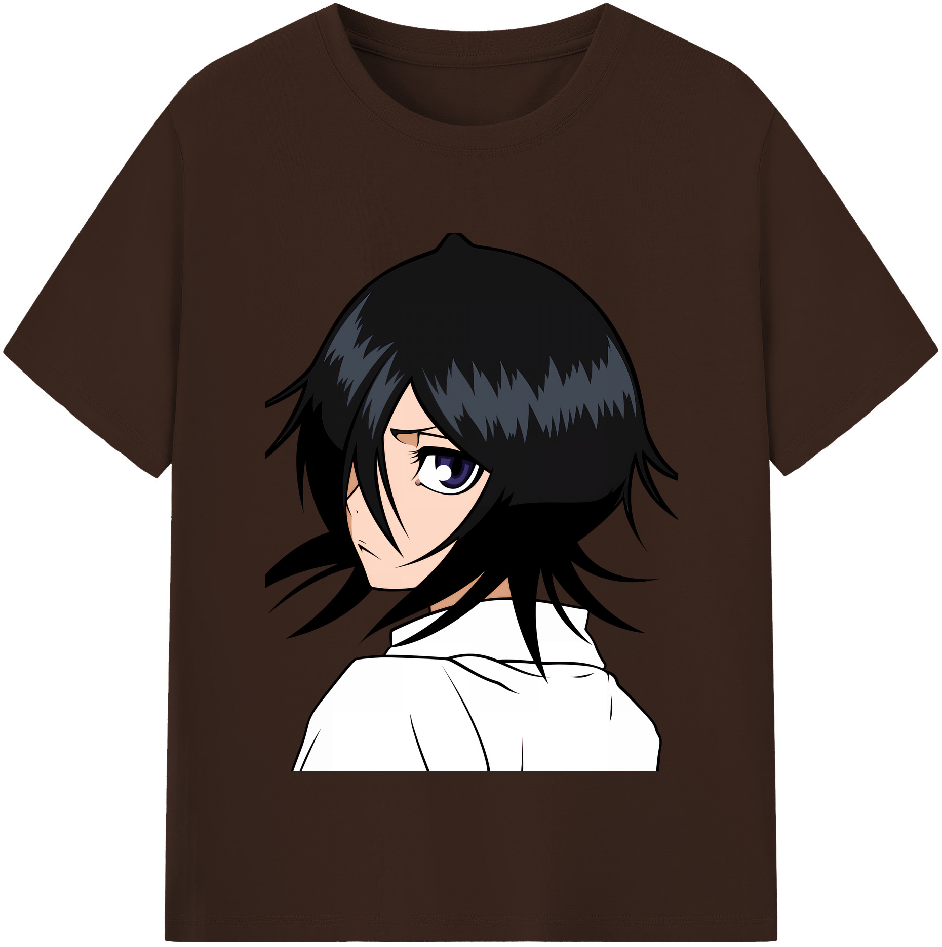 （画像用） ブリーチ 朽木ルキア BLEACH Kuchiki Rukia 綿100％半袖Tシャツ（フロントプリント）