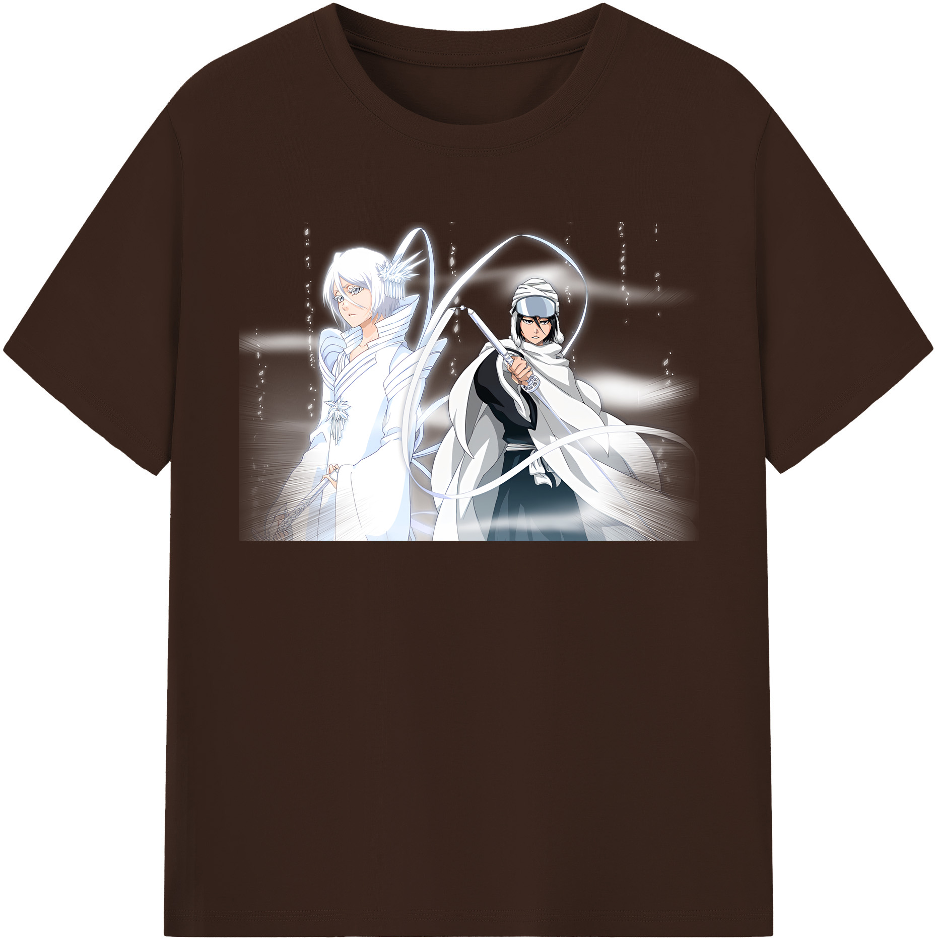 （画像用） ブリーチ 朽木ルキア BLEACH Kuchiki Rukia 綿100％半袖Tシャツ（フロントプリント）