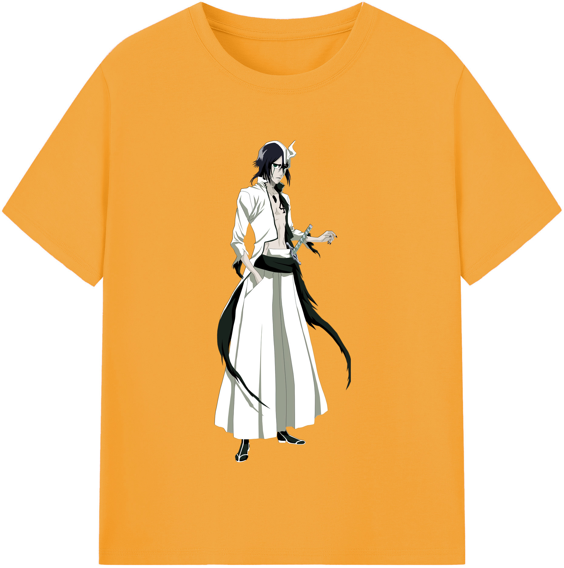 （画像用） ブリーチ ウルキオラ·シファー BLEACH Ulquiorra cifer 綿100％半袖Tシャツ（フロントプリント）