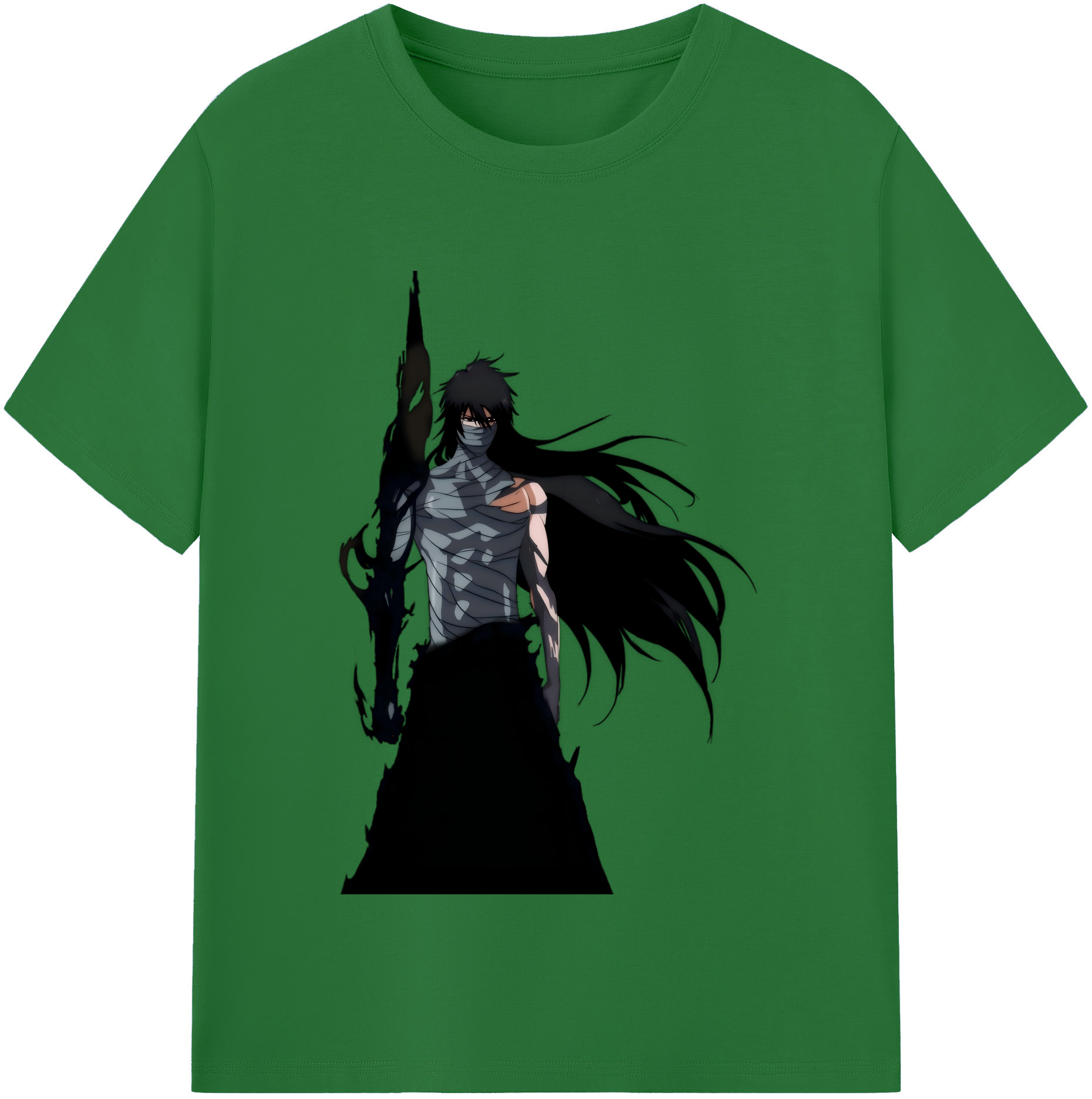 （画像用） ブリーチ 黒崎一護（くろさき いちご）BLEACH Kurosaki Ichigo 綿100％半袖Tシャツ（フロントプリント）
