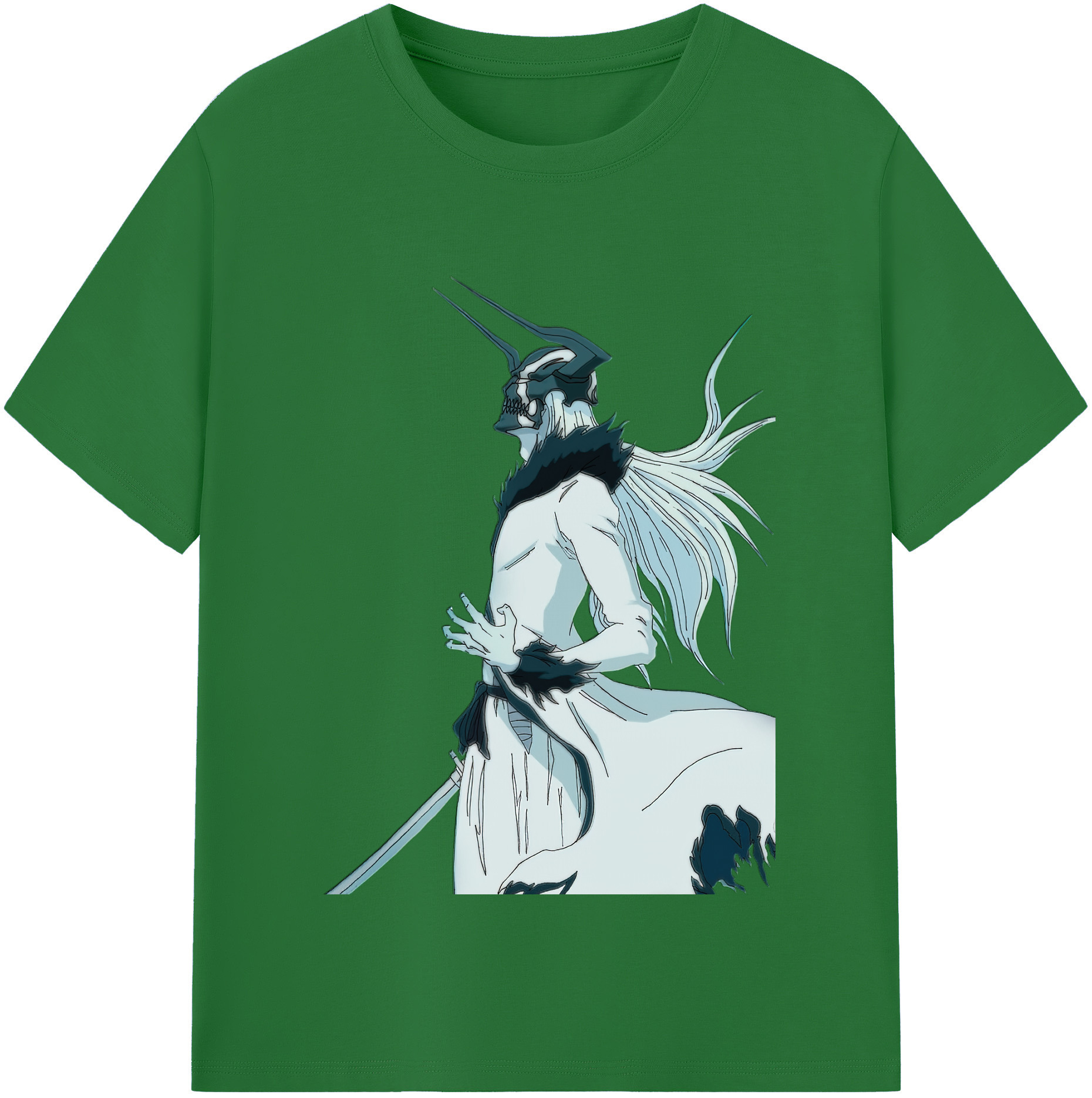 （画像用） ブリーチ 黒崎一護（くろさき いちご）BLEACH Kurosaki Ichigo 綿100％半袖Tシャツ（フロントプリント）