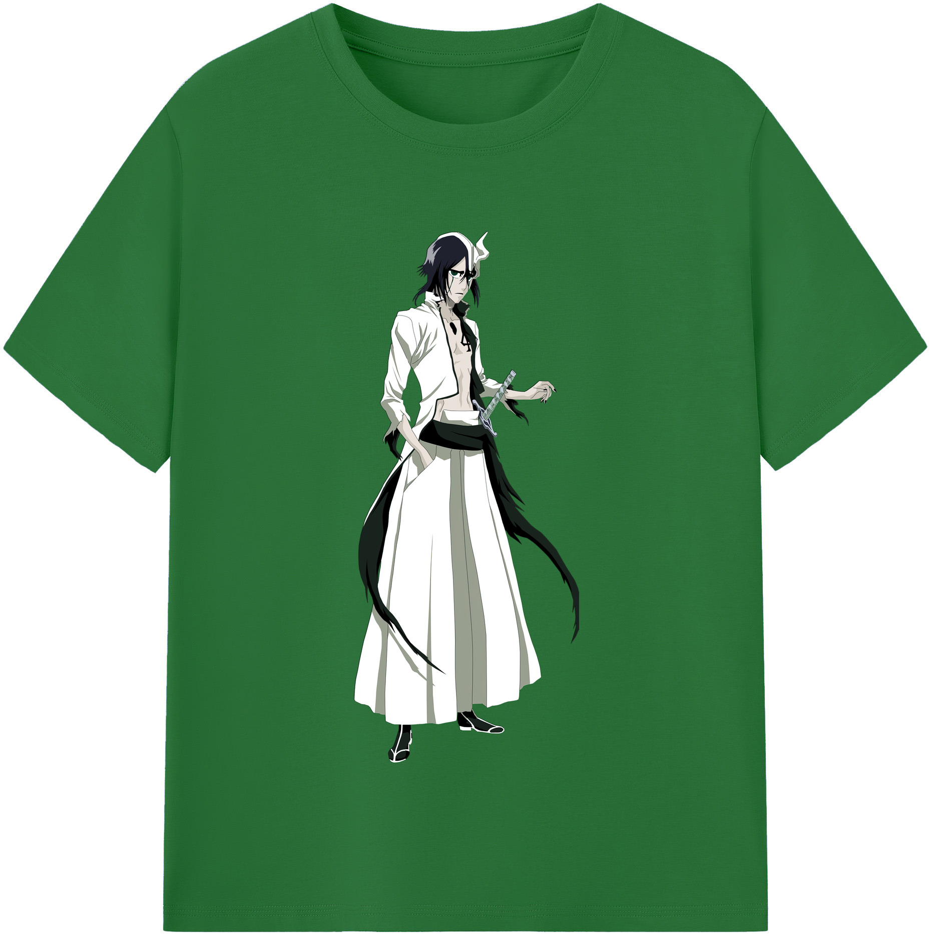 （画像用） ブリーチ ウルキオラ·シファー BLEACH Ulquiorra cifer 綿100％半袖Tシャツ（フロントプリント）