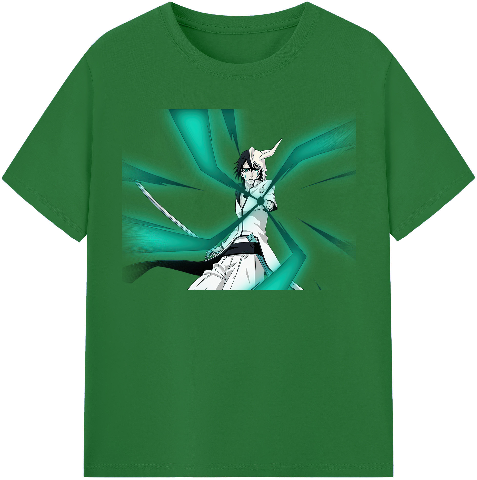 （画像用） ブリーチ ウルキオラ·シファー BLEACH Ulquiorra cifer 綿100％半袖Tシャツ（フロントプリント）