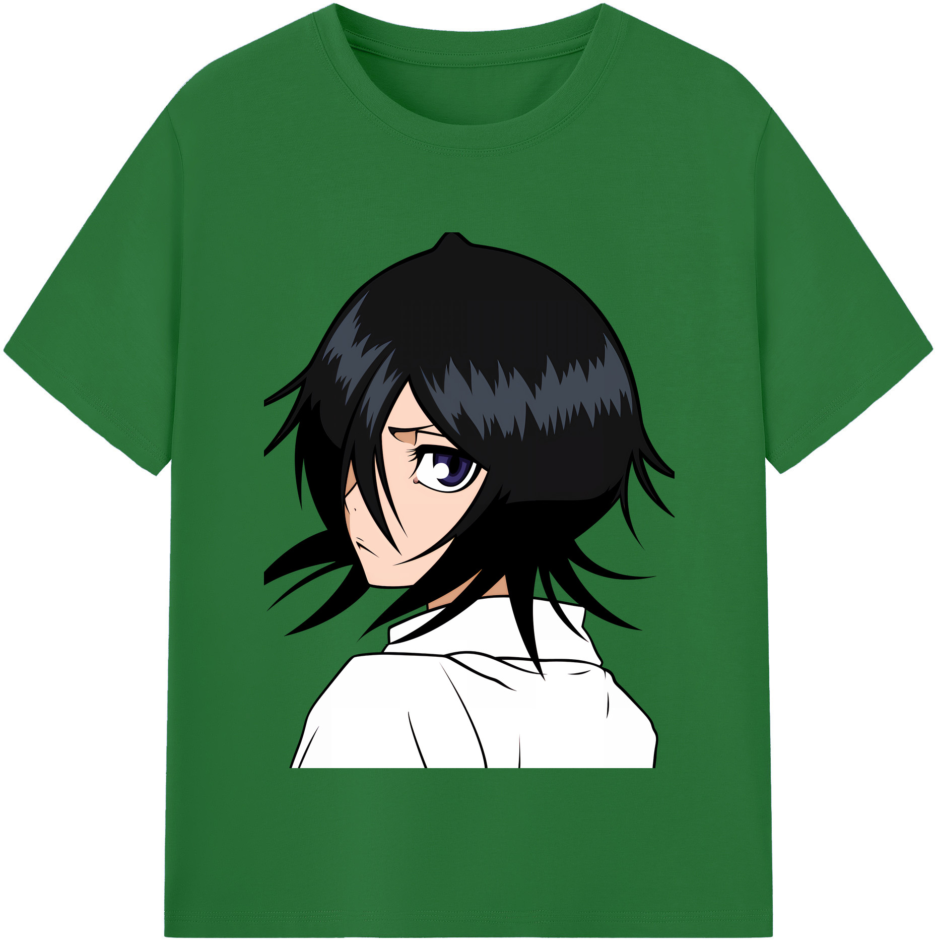 （画像用） ブリーチ 朽木ルキア BLEACH Kuchiki Rukia 綿100％半袖Tシャツ（フロントプリント）