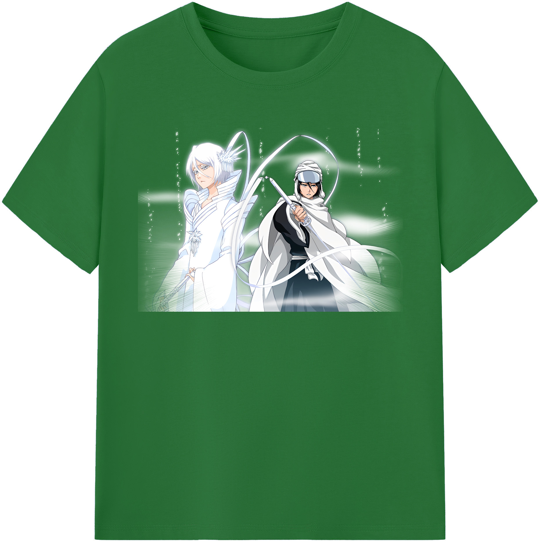 （画像用） ブリーチ 朽木ルキア BLEACH Kuchiki Rukia 綿100％半袖Tシャツ（フロントプリント）