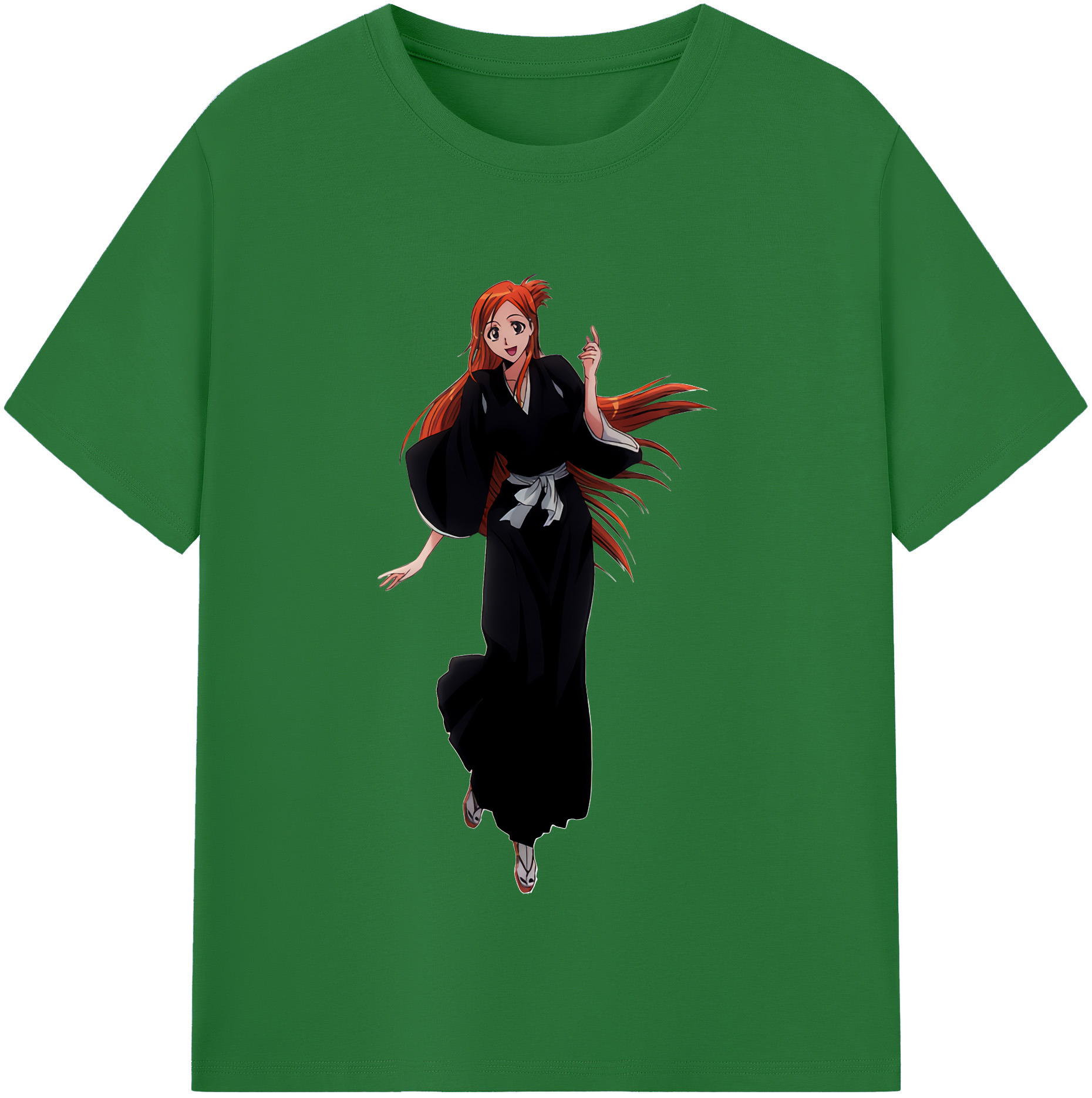 （画像用） ブリーチ 井上織姫（いのうえおりひめ） BLEACH Inoue Orihime 綿100％半袖Tシャツ（フロントプリント）