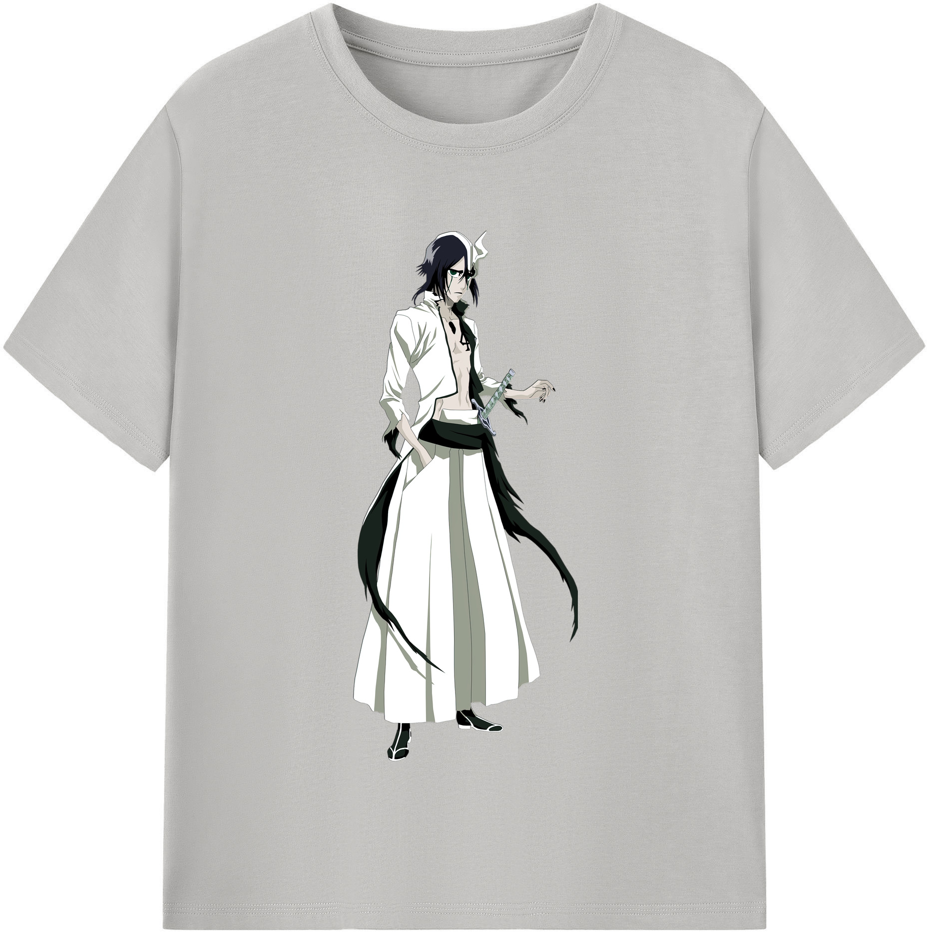 （画像用） ブリーチ ウルキオラ·シファー BLEACH Ulquiorra cifer 綿100％半袖Tシャツ（フロントプリント）