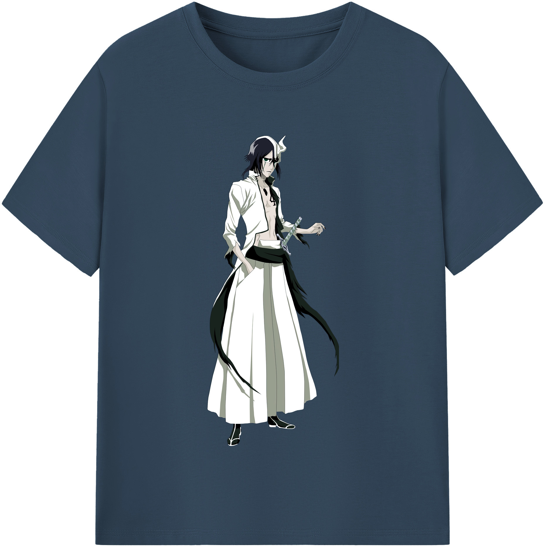 （画像用） ブリーチ ウルキオラ·シファー BLEACH Ulquiorra cifer 綿100％半袖Tシャツ（フロントプリント）