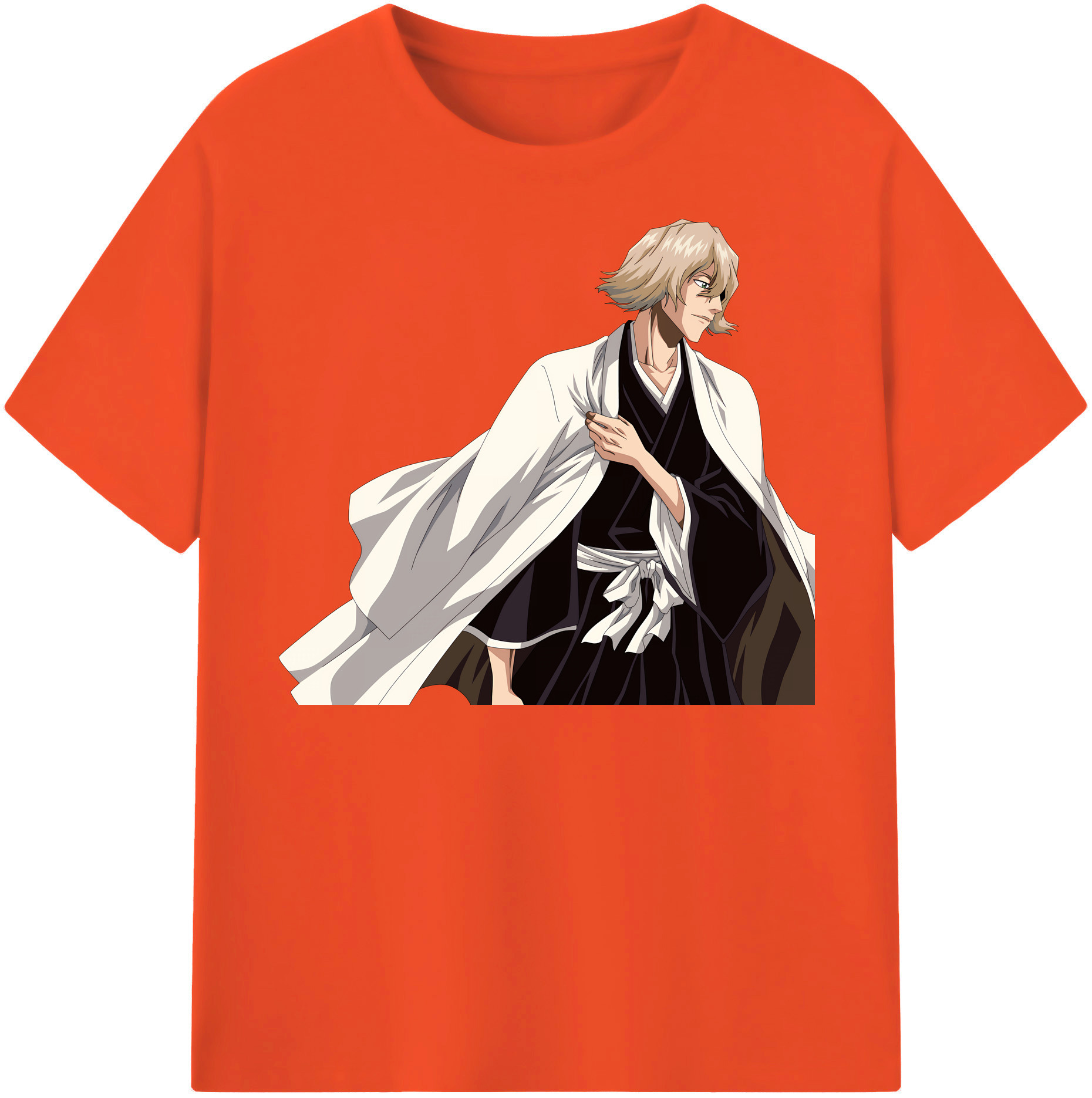 （画像用） "ブリーチ 浦原 喜助（うらはら きすけ） BLEACH Urahara Kisuke " 綿100％半袖Tシャツ（フロントプリント）
