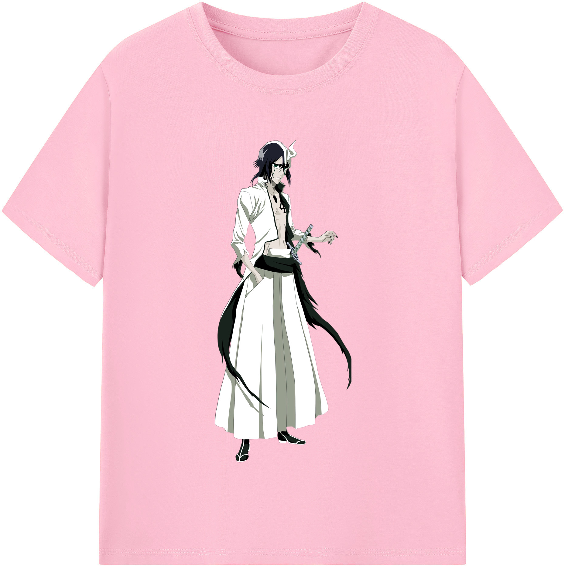 （画像用） ブリーチ ウルキオラ·シファー BLEACH Ulquiorra cifer 綿100％半袖Tシャツ（フロントプリント）