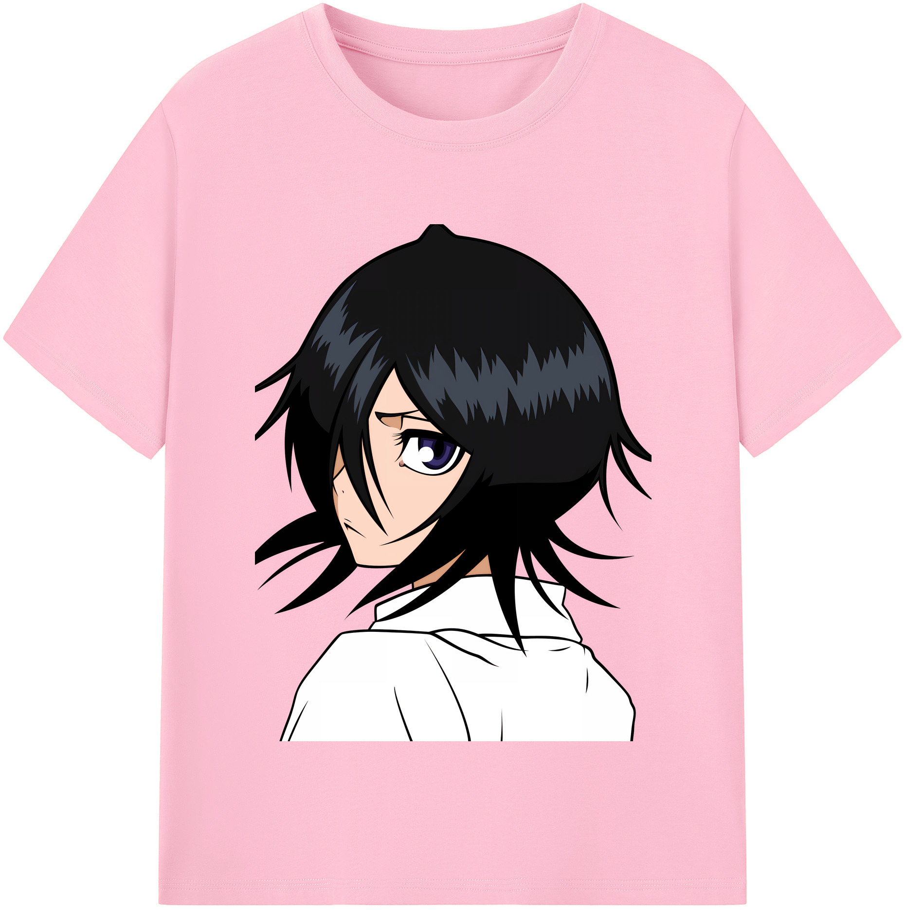 （画像用） ブリーチ 朽木ルキア BLEACH Kuchiki Rukia 綿100％半袖Tシャツ（フロントプリント）