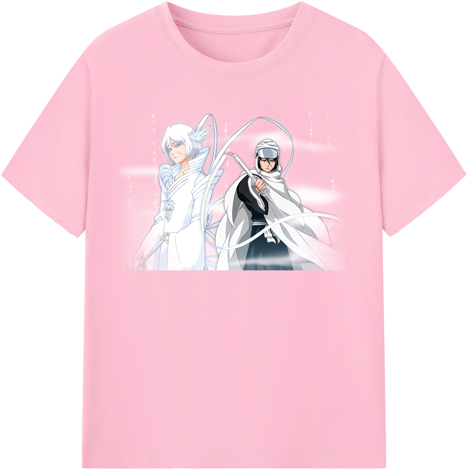 （画像用） ブリーチ 朽木ルキア BLEACH Kuchiki Rukia 綿100％半袖Tシャツ（フロントプリント）