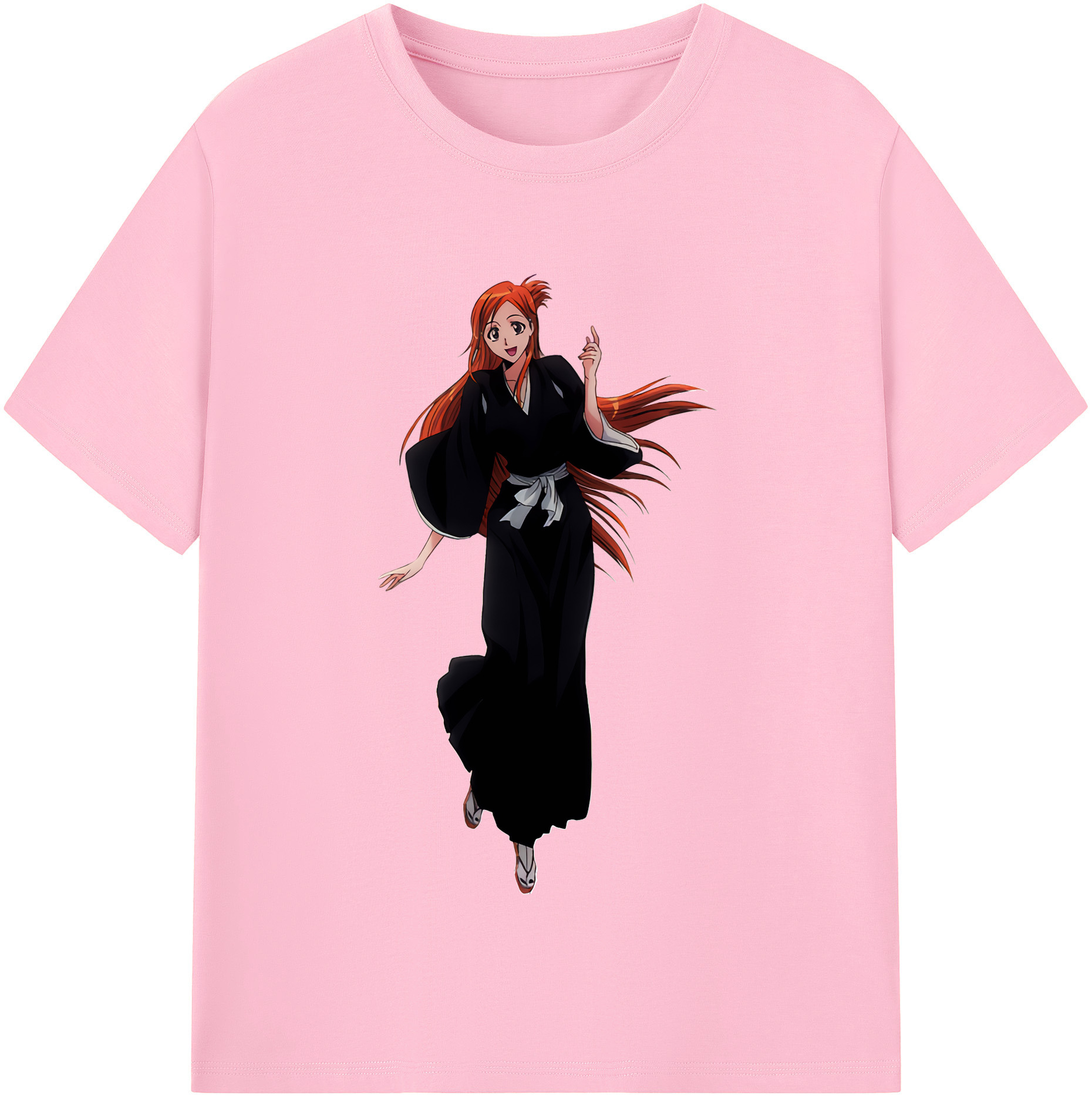 （画像用） ブリーチ 井上織姫（いのうえおりひめ） BLEACH Inoue Orihime 綿100％半袖Tシャツ（フロントプリント）