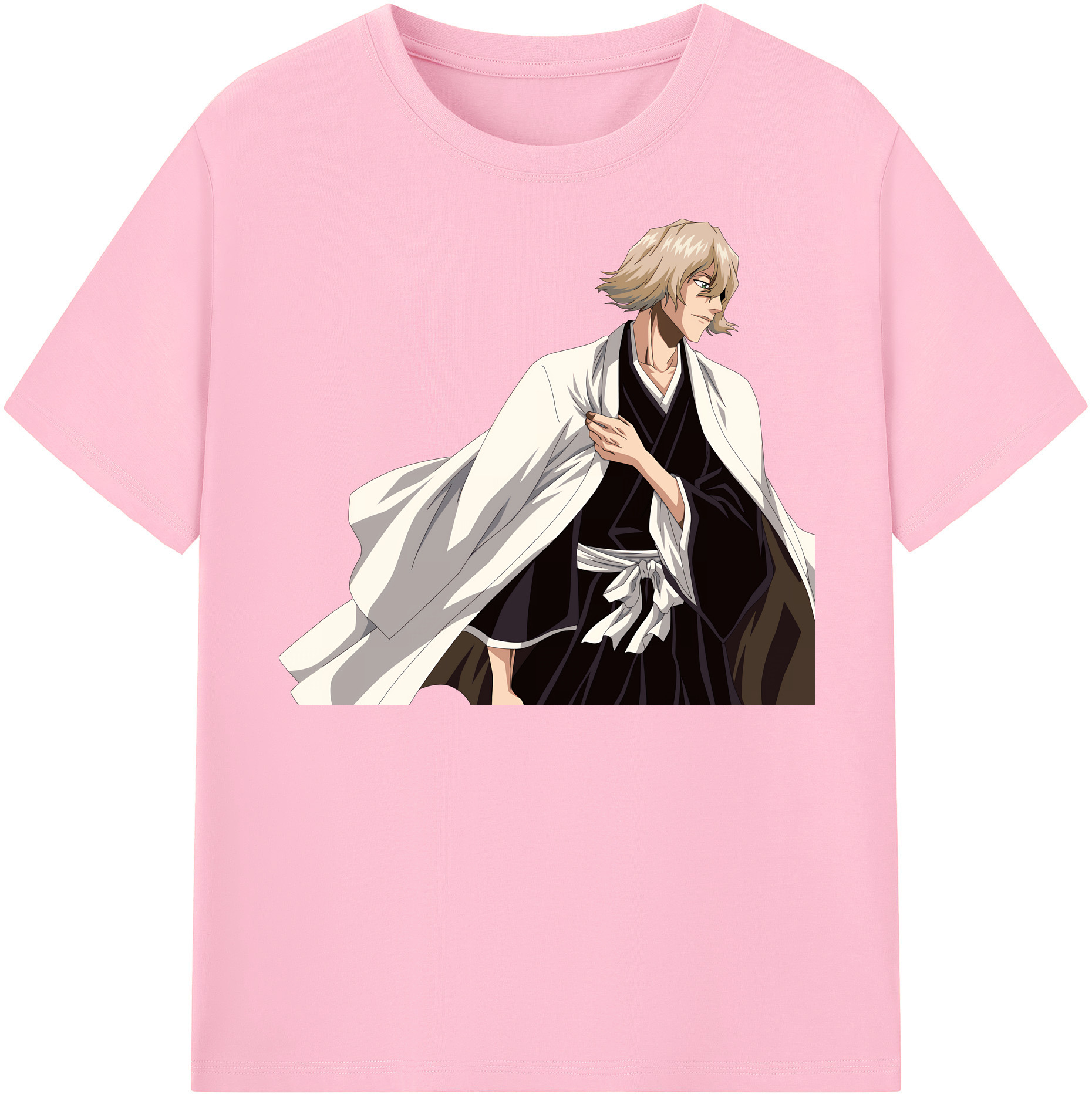 （画像用） "ブリーチ 浦原 喜助（うらはら きすけ） BLEACH Urahara Kisuke " 綿100％半袖Tシャツ（フロントプリント）