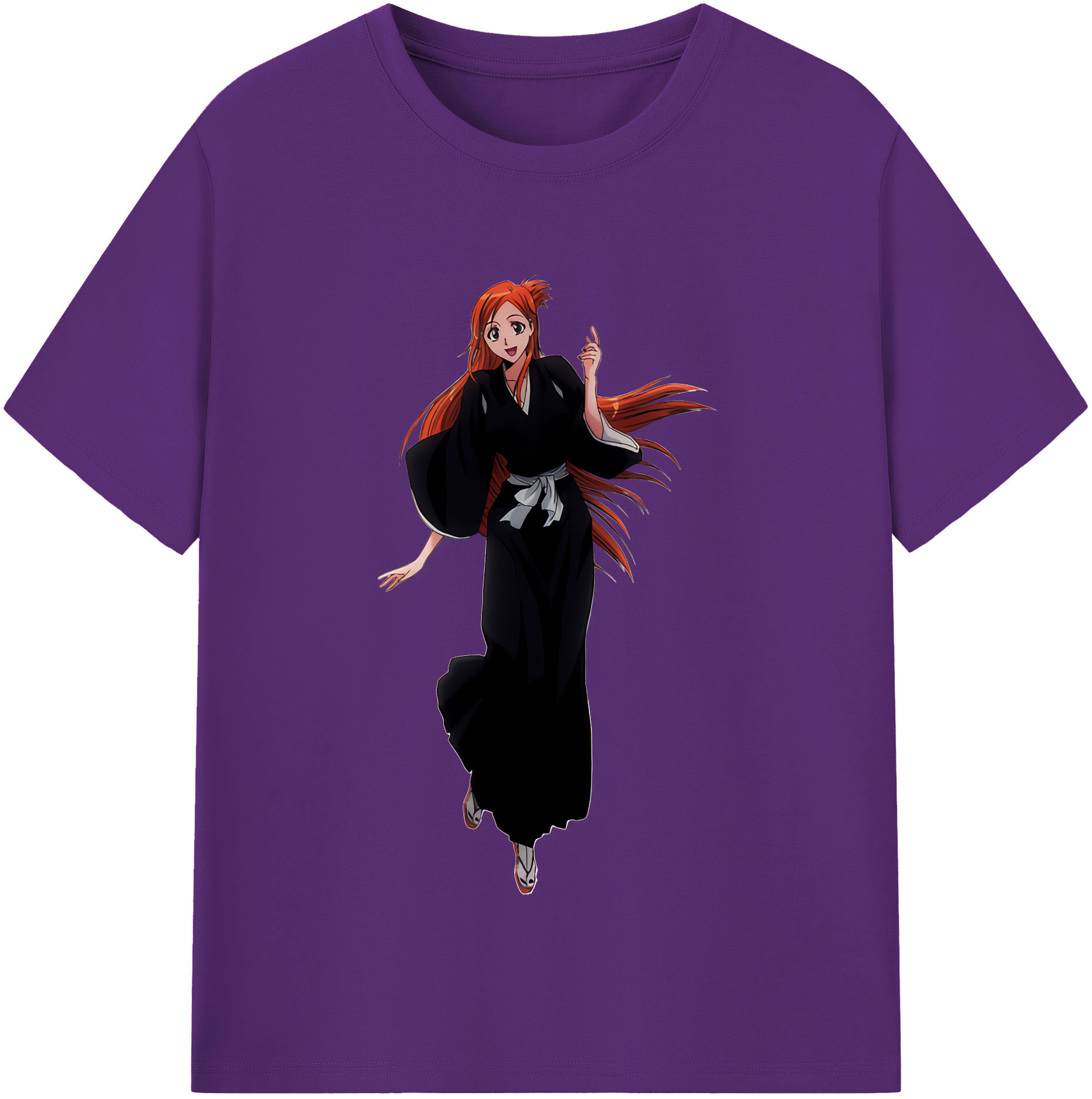 （画像用） ブリーチ 井上織姫（いのうえおりひめ） BLEACH Inoue Orihime 綿100％半袖Tシャツ（フロントプリント）