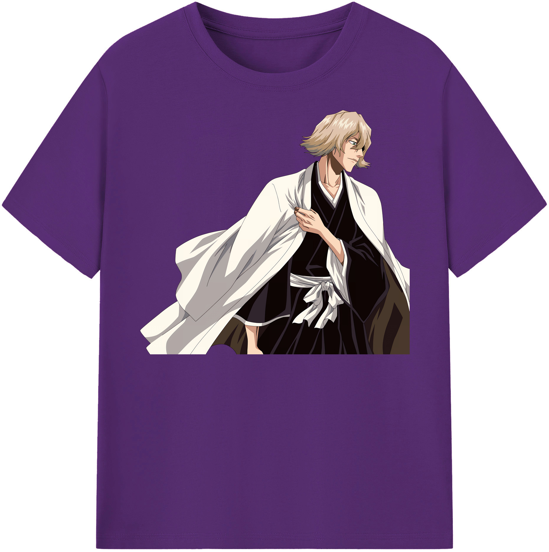 （画像用） "ブリーチ 浦原 喜助（うらはら きすけ） BLEACH Urahara Kisuke " 綿100％半袖Tシャツ（フロントプリント）