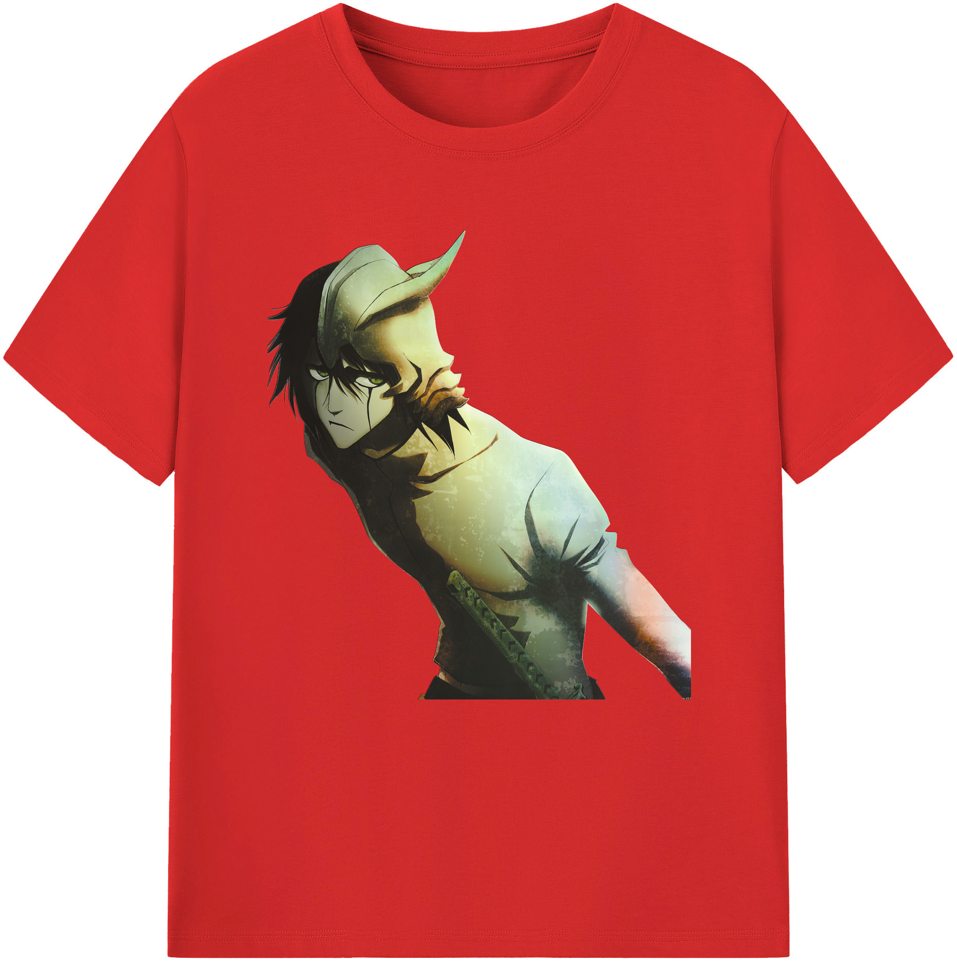 （画像用） ブリーチ ウルキオラ·シファー BLEACH Ulquiorra cifer 綿100％半袖Tシャツ（フロントプリント）