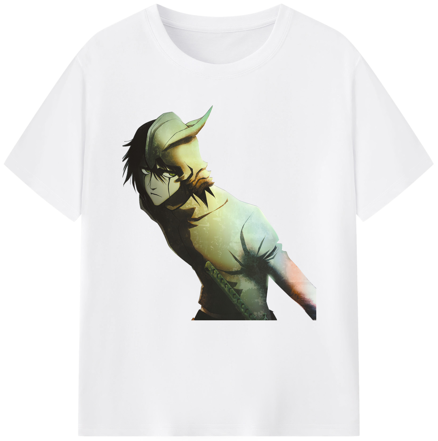 （画像用） ブリーチ ウルキオラ·シファー BLEACH Ulquiorra cifer 綿100％半袖Tシャツ（フロントプリント）