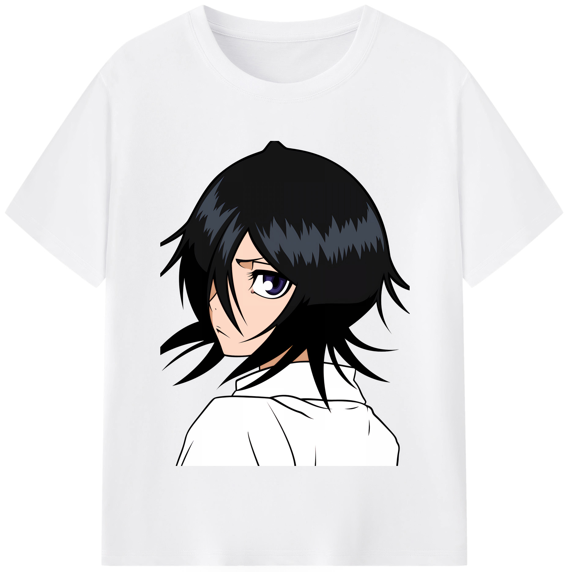 （画像用） ブリーチ 朽木ルキア BLEACH Kuchiki Rukia 綿100％半袖Tシャツ（フロントプリント）