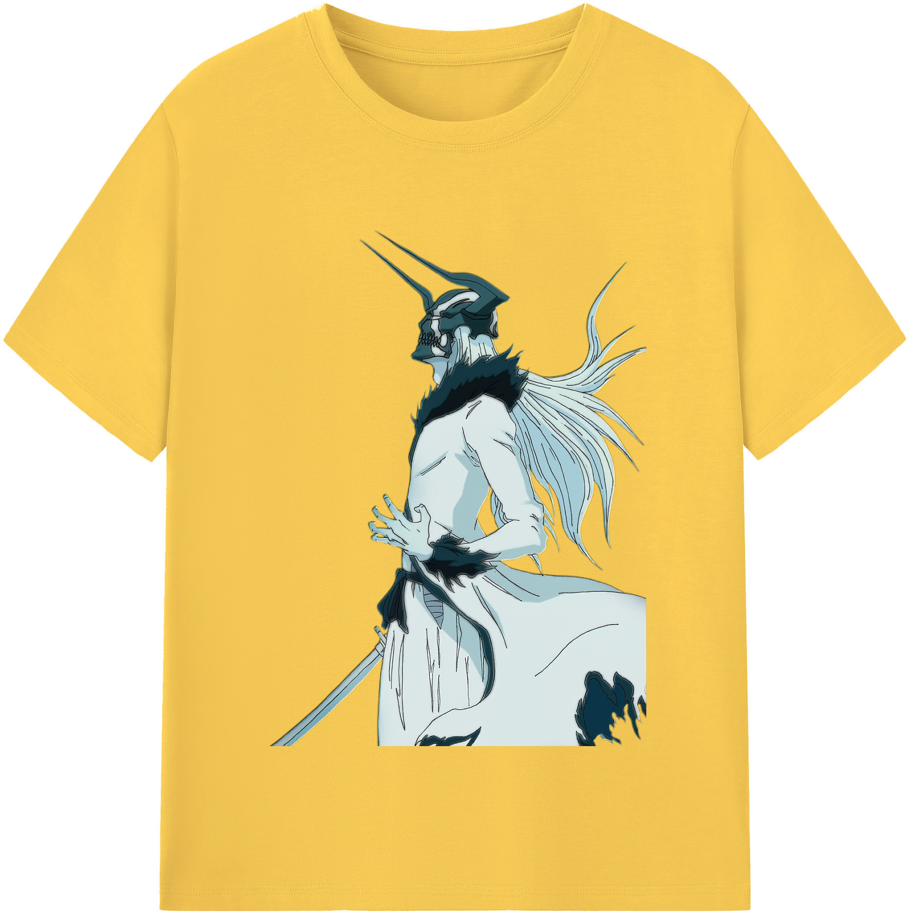 （画像用） ブリーチ 黒崎一護（くろさき いちご）BLEACH Kurosaki Ichigo 綿100％半袖Tシャツ（フロントプリント）